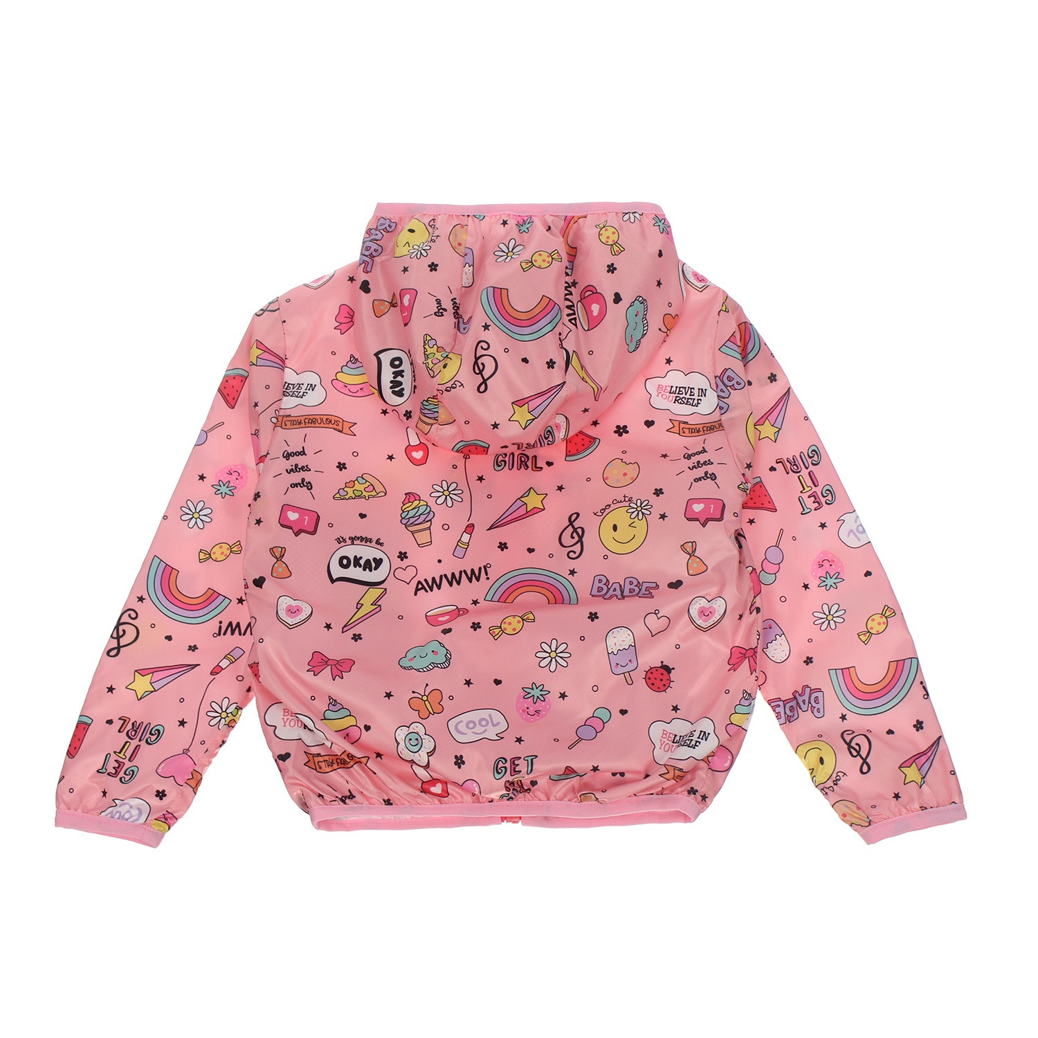 Áo gió bé gái KidsPlaza in nhiều họa tiết 5Y M20T (Hồng) hình 2