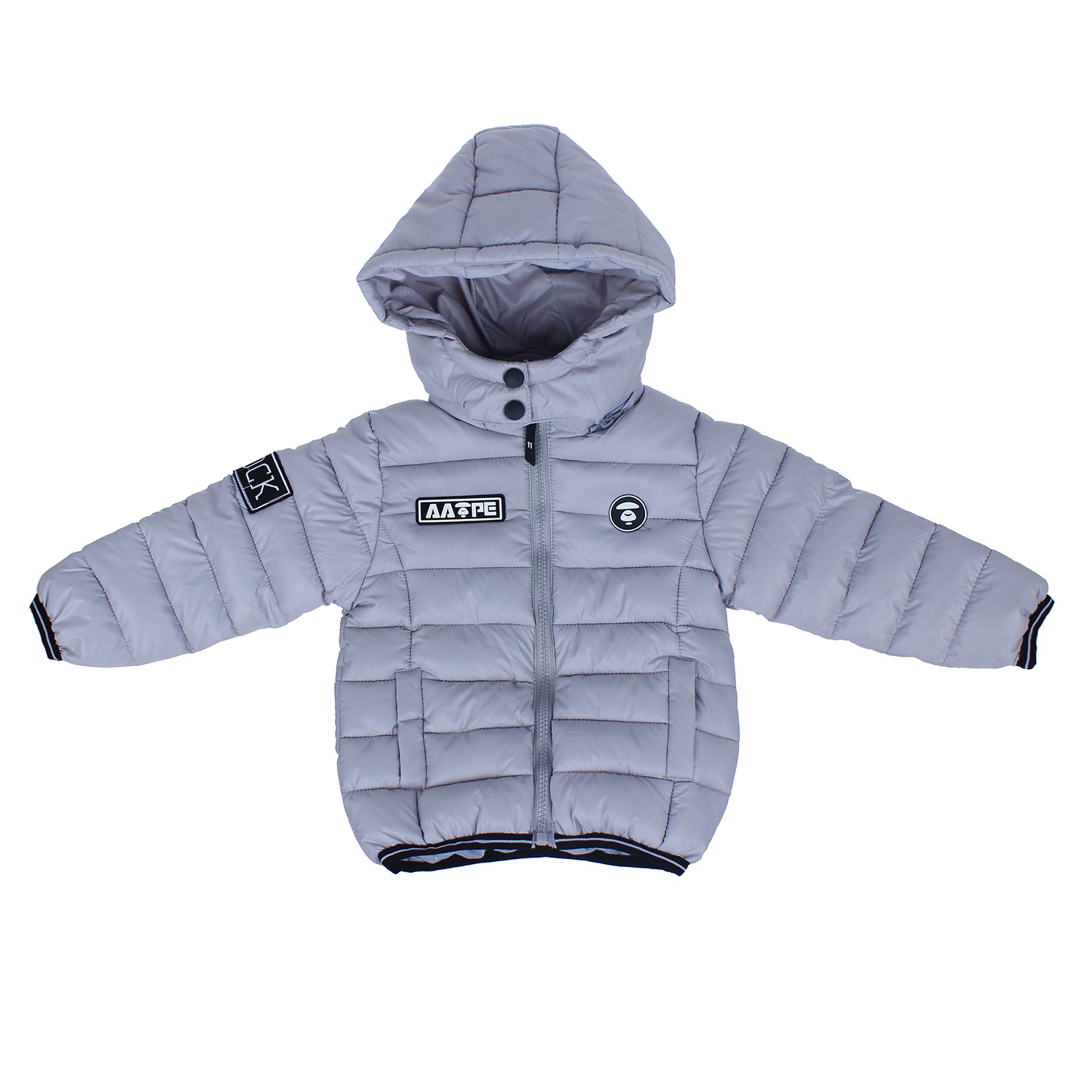 Áo khoác bé trai chun bo gấu hình 5