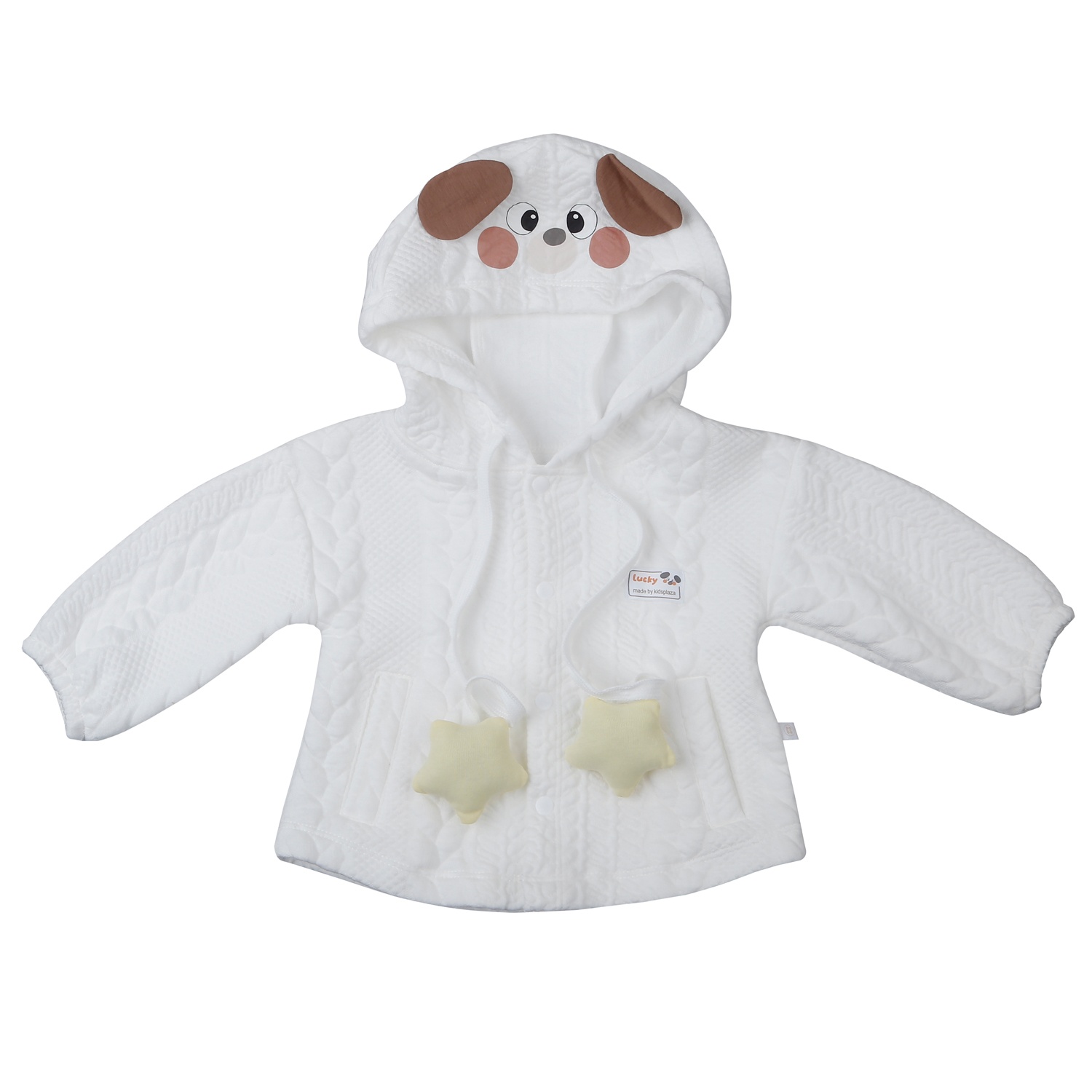 Áo khoác bông KidsPlaza HN25D (Trắng)