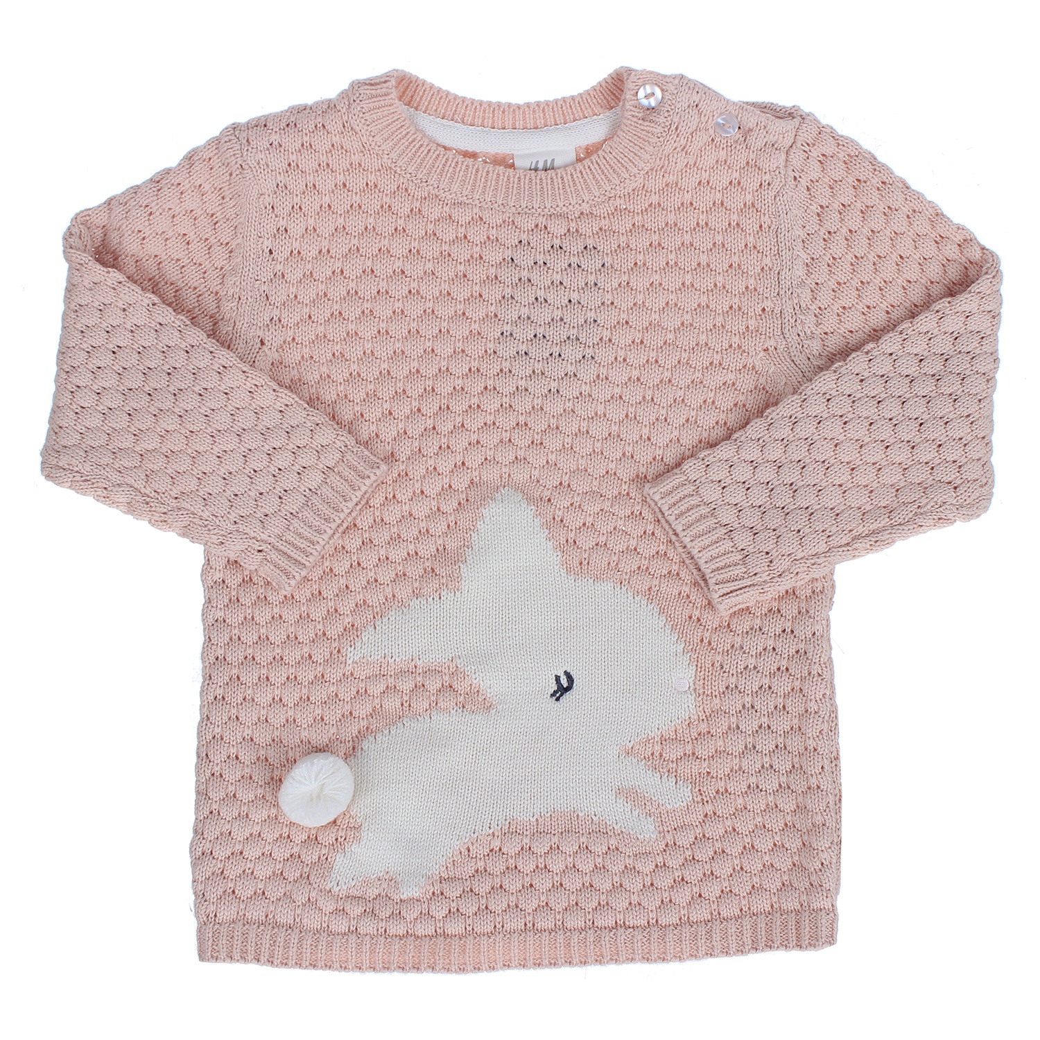 Áo len in hình thỏ hồng  hình 1