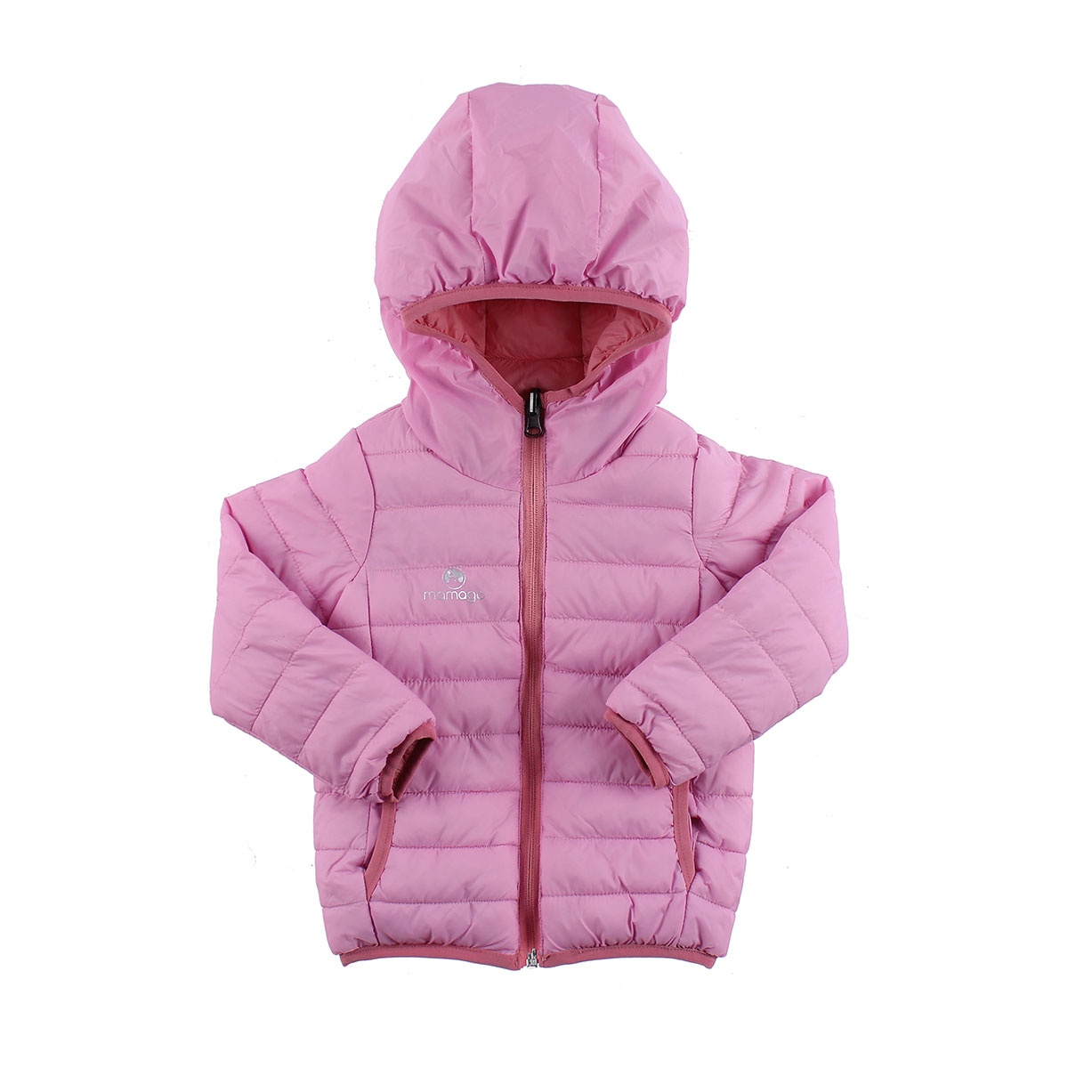 Áo phao bé gái 2 mặt Mamago M19D (Hồng) hình 2