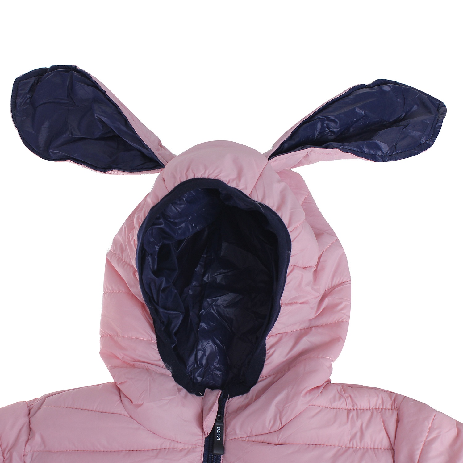 Áo phao bé gái in hình thỏ hình 2