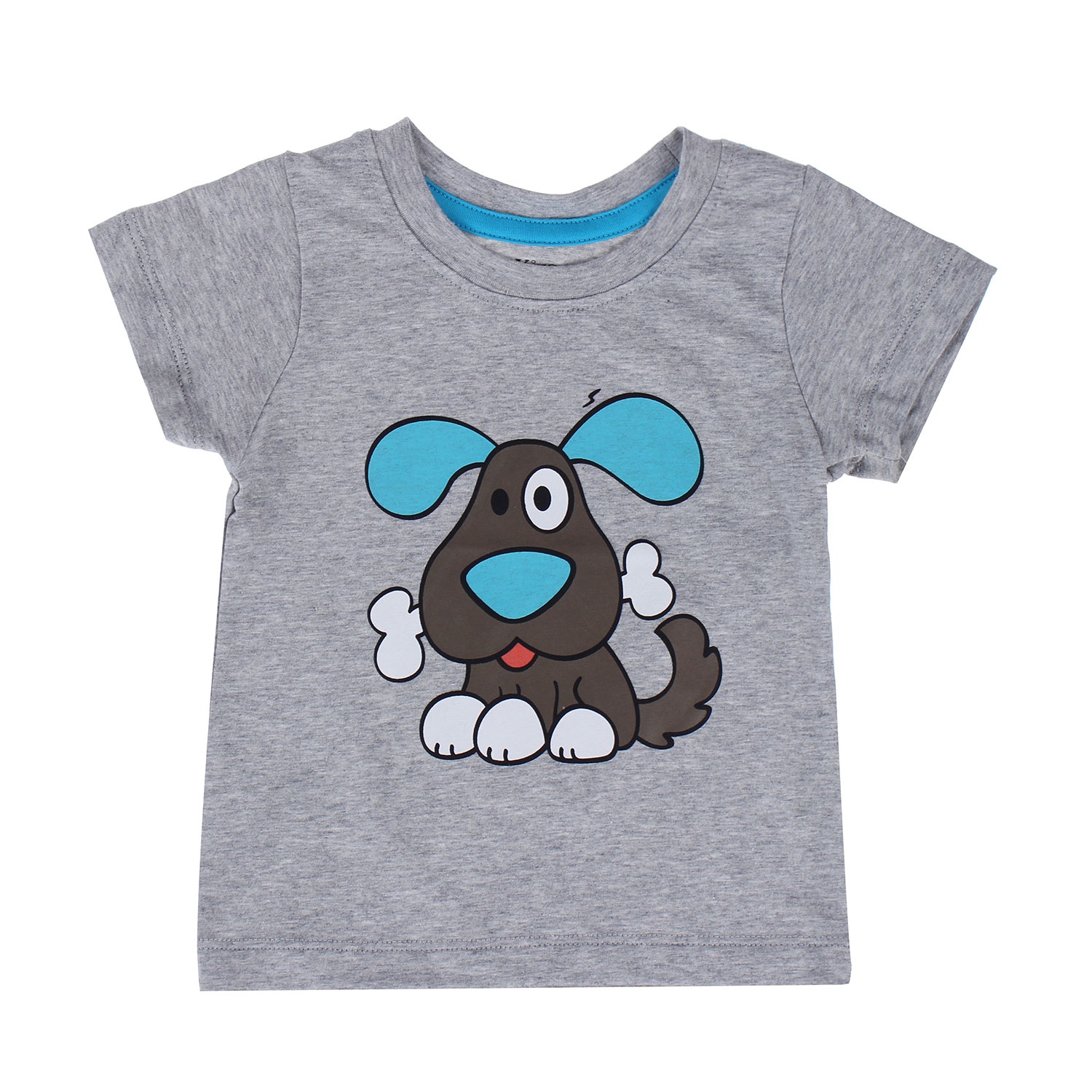 Áo phông bé trai tay ngắn Kiza in hình chú cún (Đỏ) hình 1