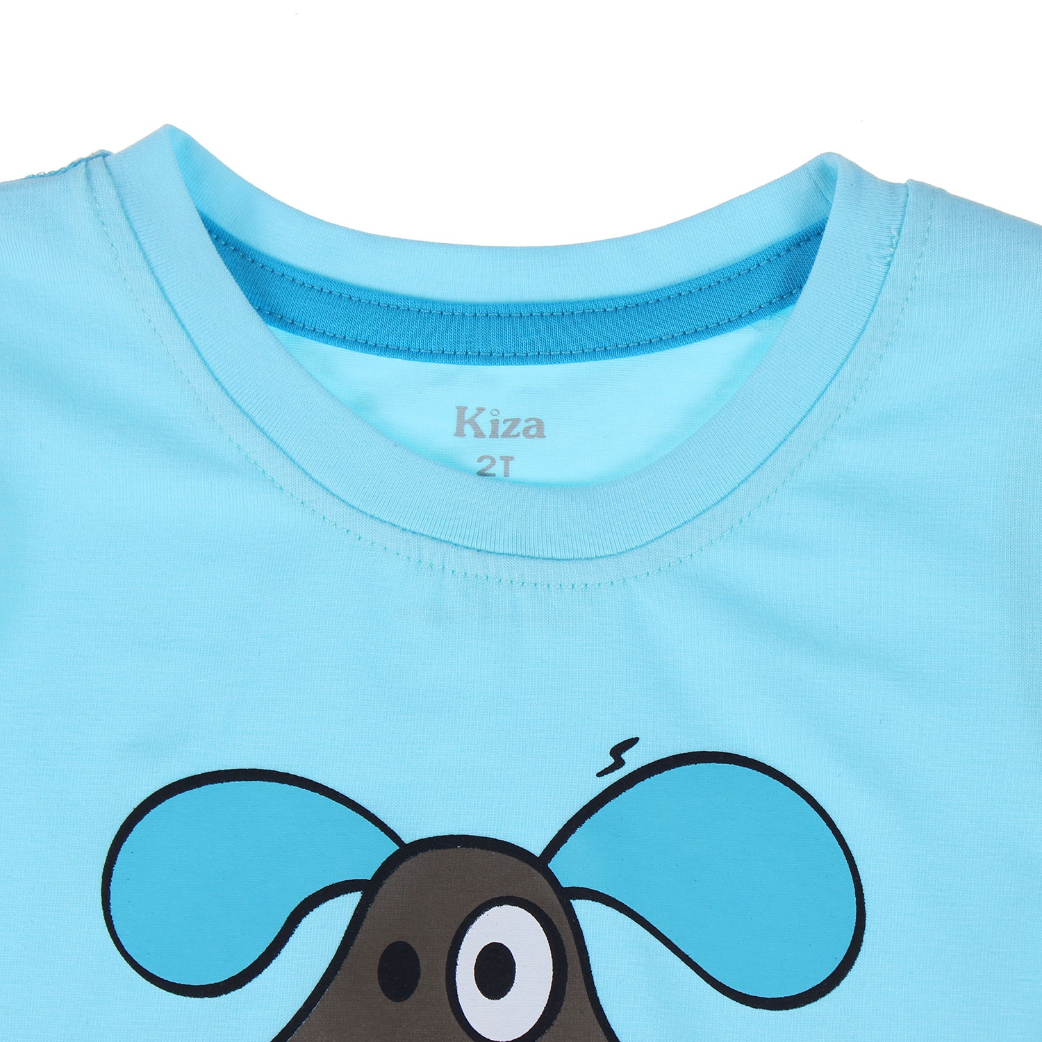 Áo phông bé trai tay ngắn Kiza in hình chú cún (Đỏ) hình 2