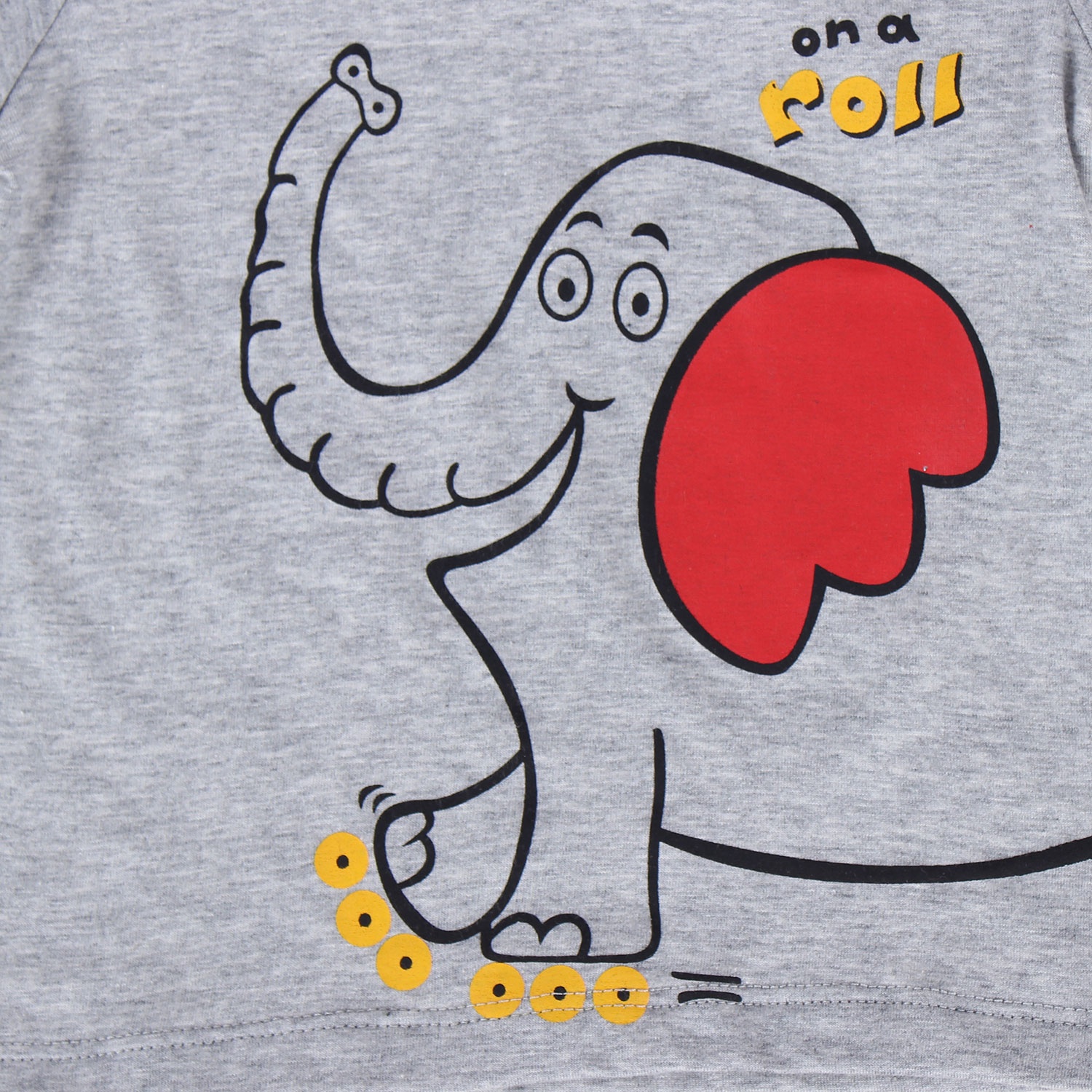 Áo phông tay ngắn bé trai in hình chú voi Kiza  hình 3