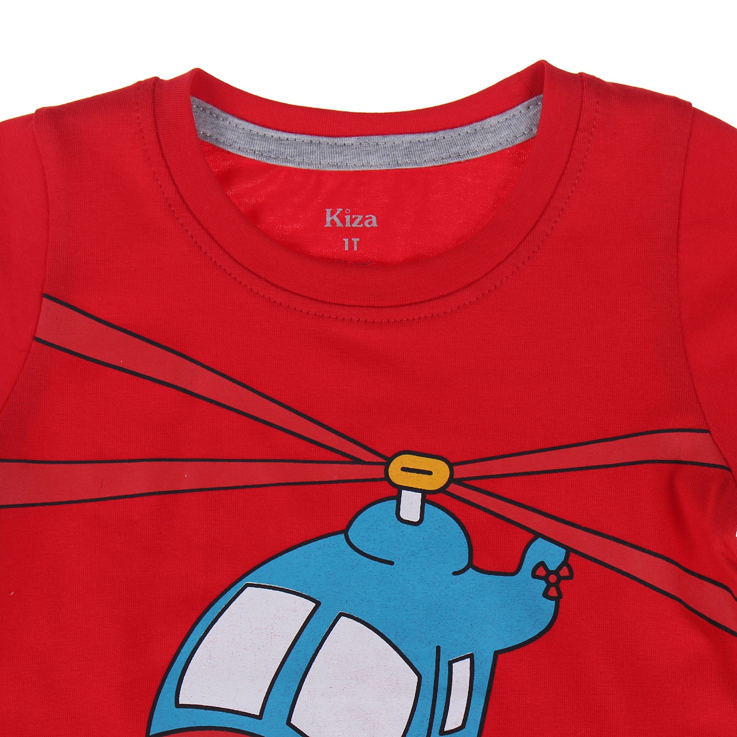 Áo tay ngắn bé trai in hình máy bay Kiza  hình 3