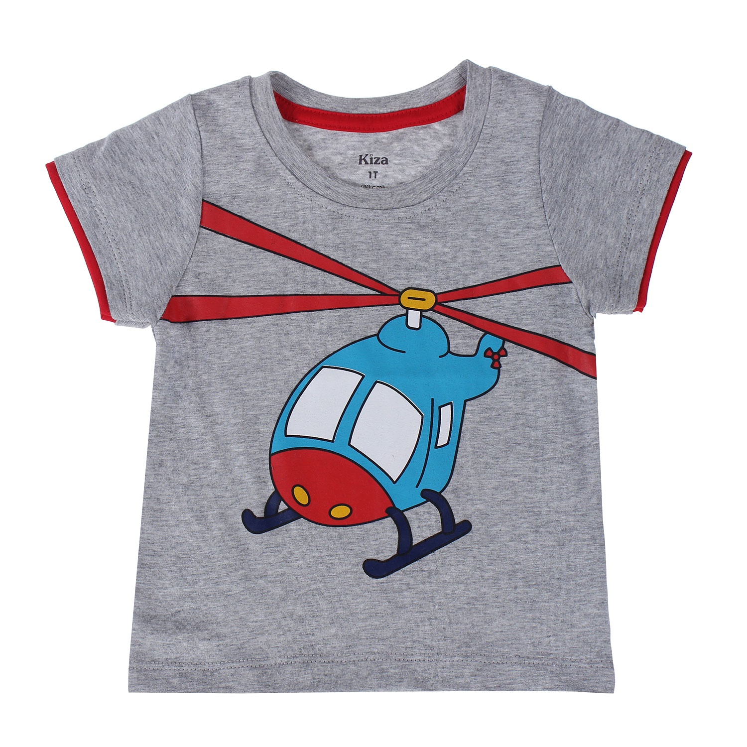 Áo tay ngắn bé trai in hình máy bay Kiza  hình 4