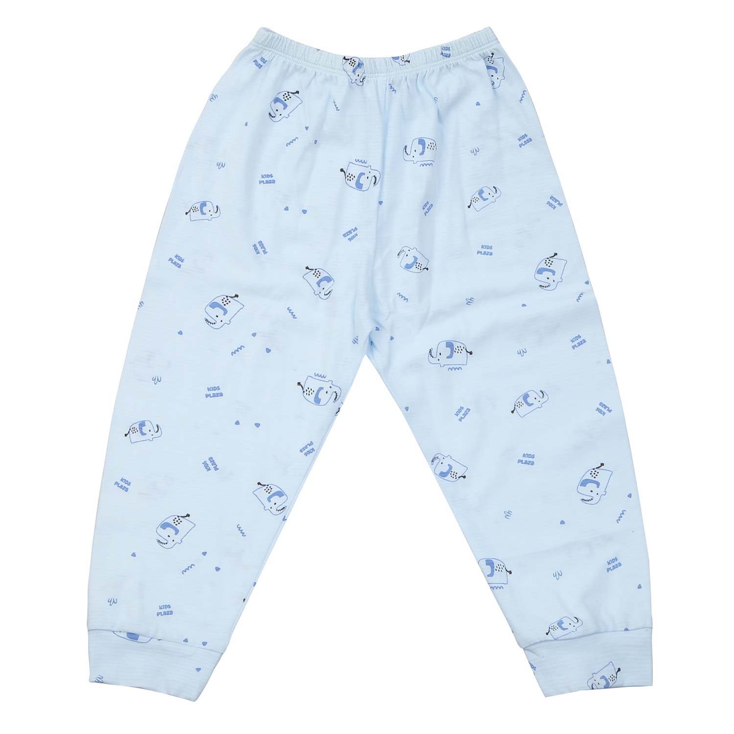 Bộ quần áo dài bé trai Kids Plaza kẻ in voi M24T (Xanh dương) hình 4