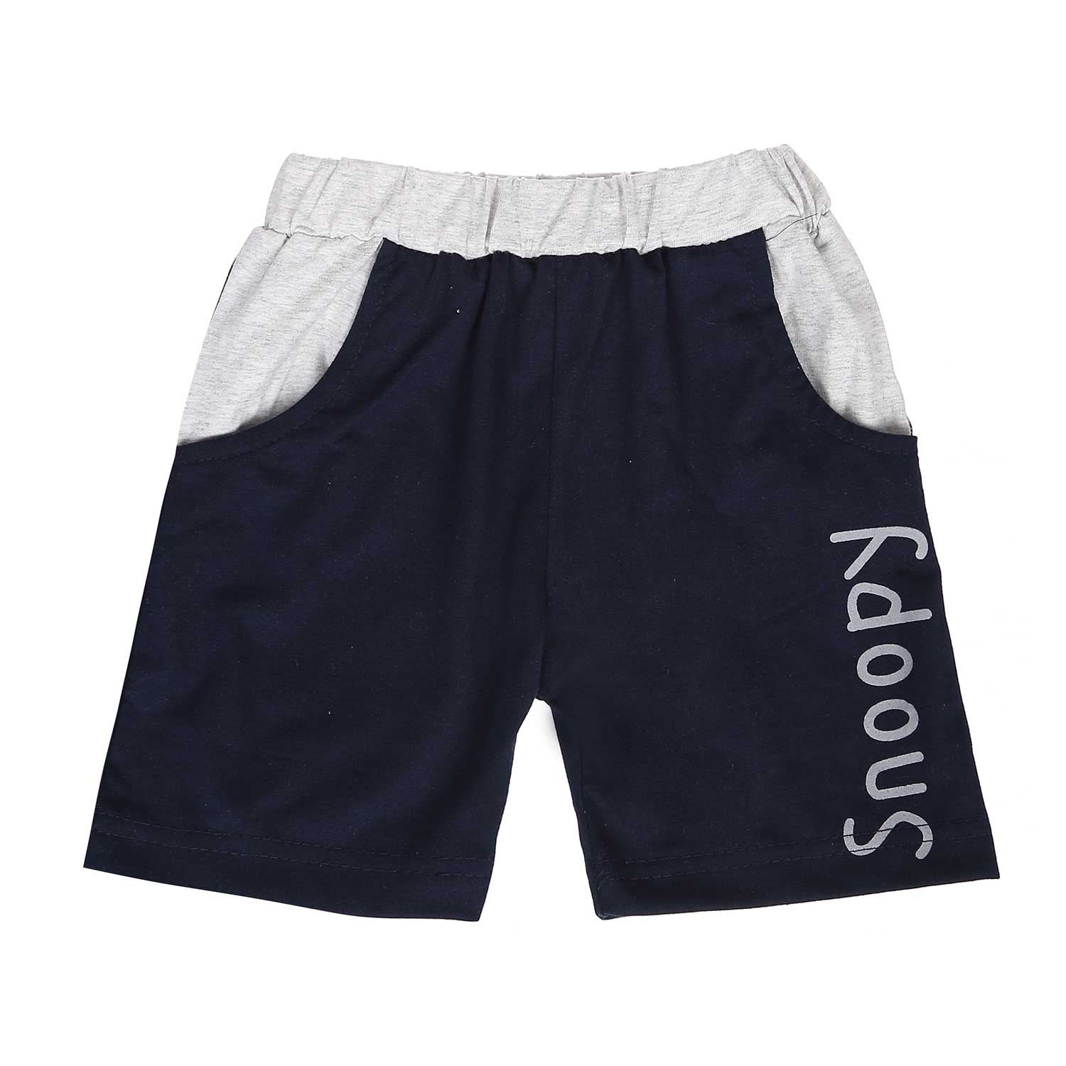 Bộ cộc tay bé trai in hình cún Snoopy HTkids hình 3