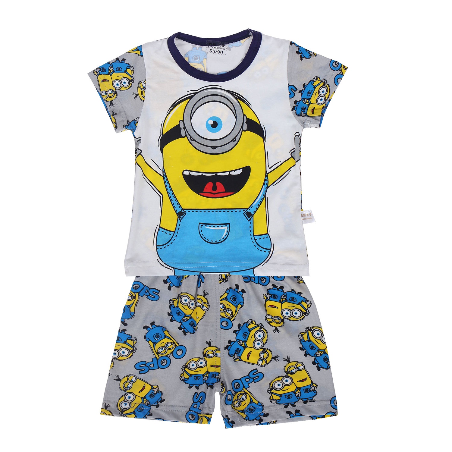 Bộ cotton Lei in hình Minion  hình 1