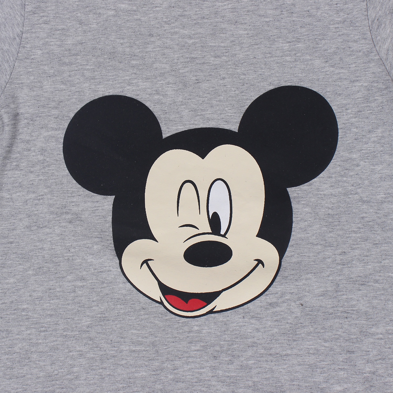 Bộ cotton tay dài in chú chuột Mickey Kiza bé trai  hình 3