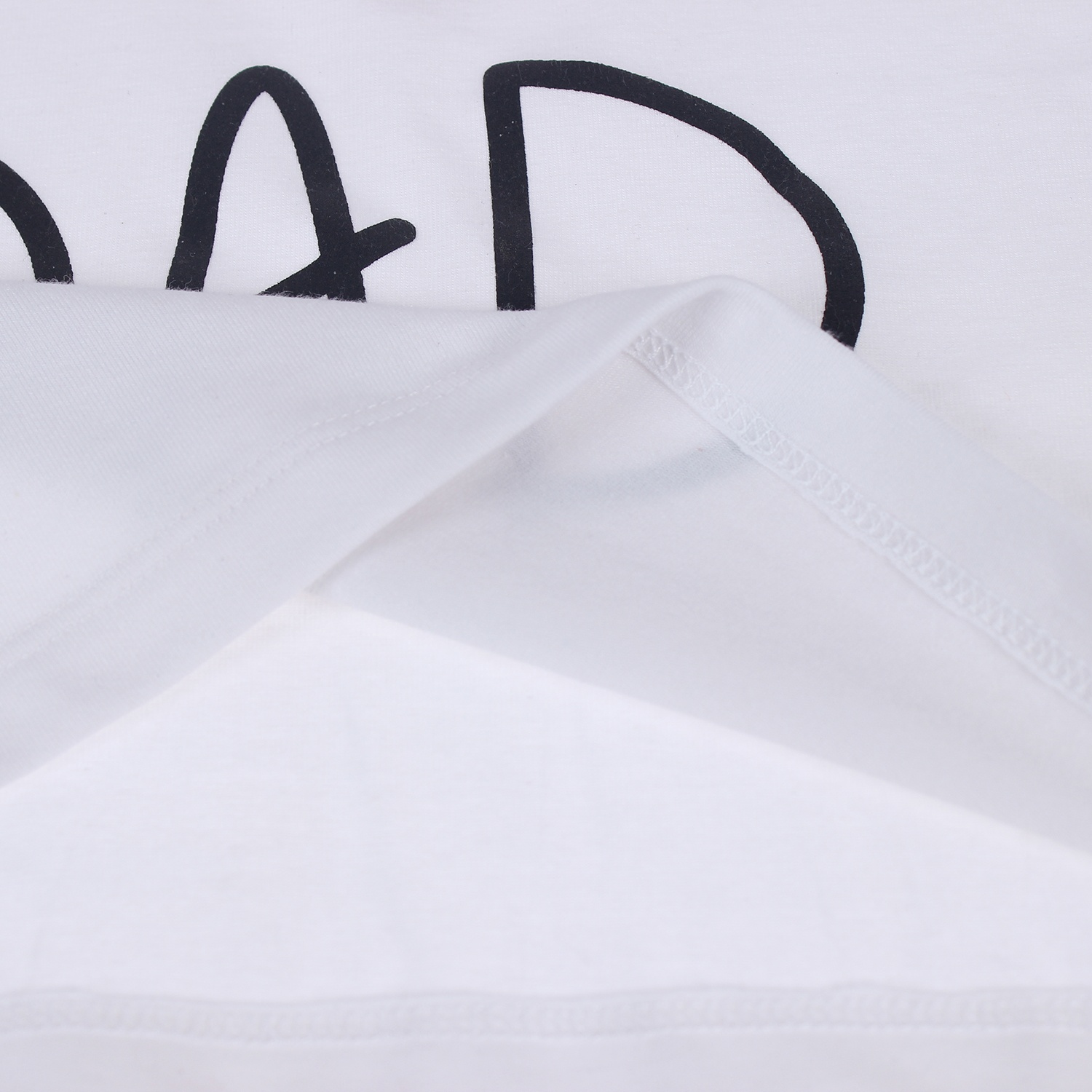 Bộ cotton tay dài in chữ I Love Dad Kiza bé gái  hình 4