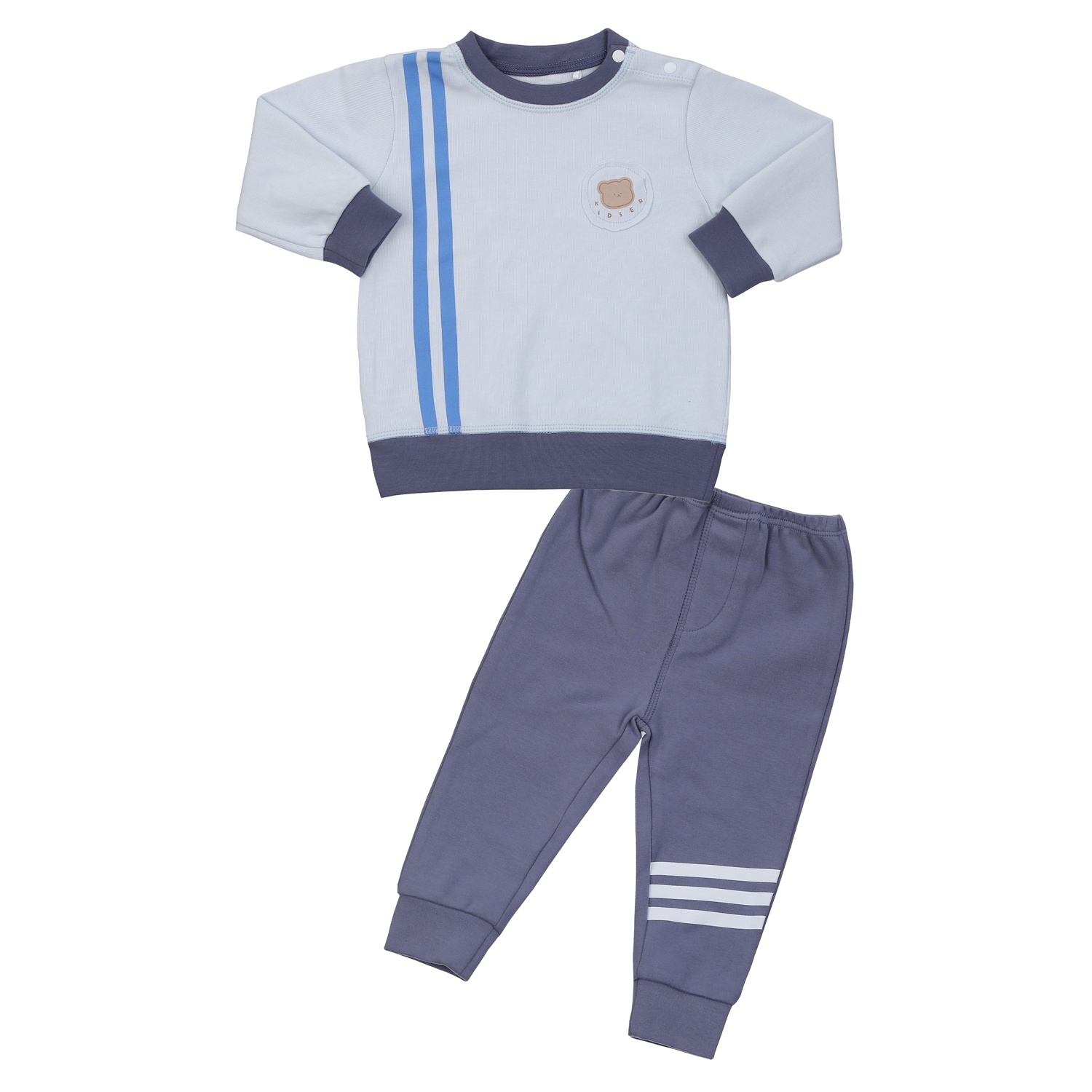 Bộ dài cài vai KidsPlaza ND24D (Xanh)