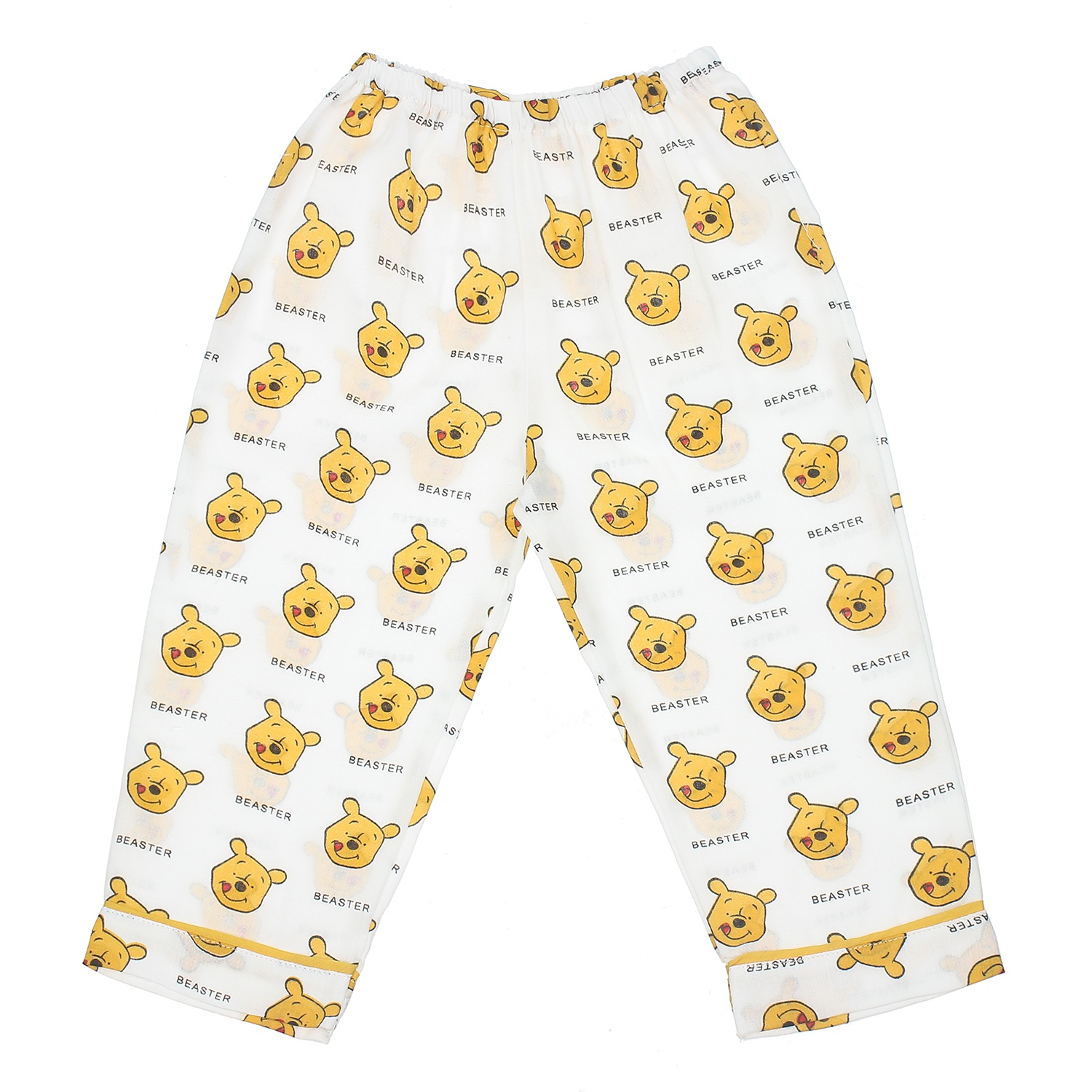 Bộ Mamago pijama dài tay gấu pu M20T 4Y (Trắng) hình 3
