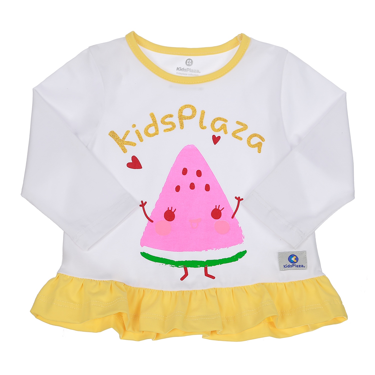 Bộ quần áo bé gái KidsPlaza in dưa vàng TT20T 2Y hình 3
