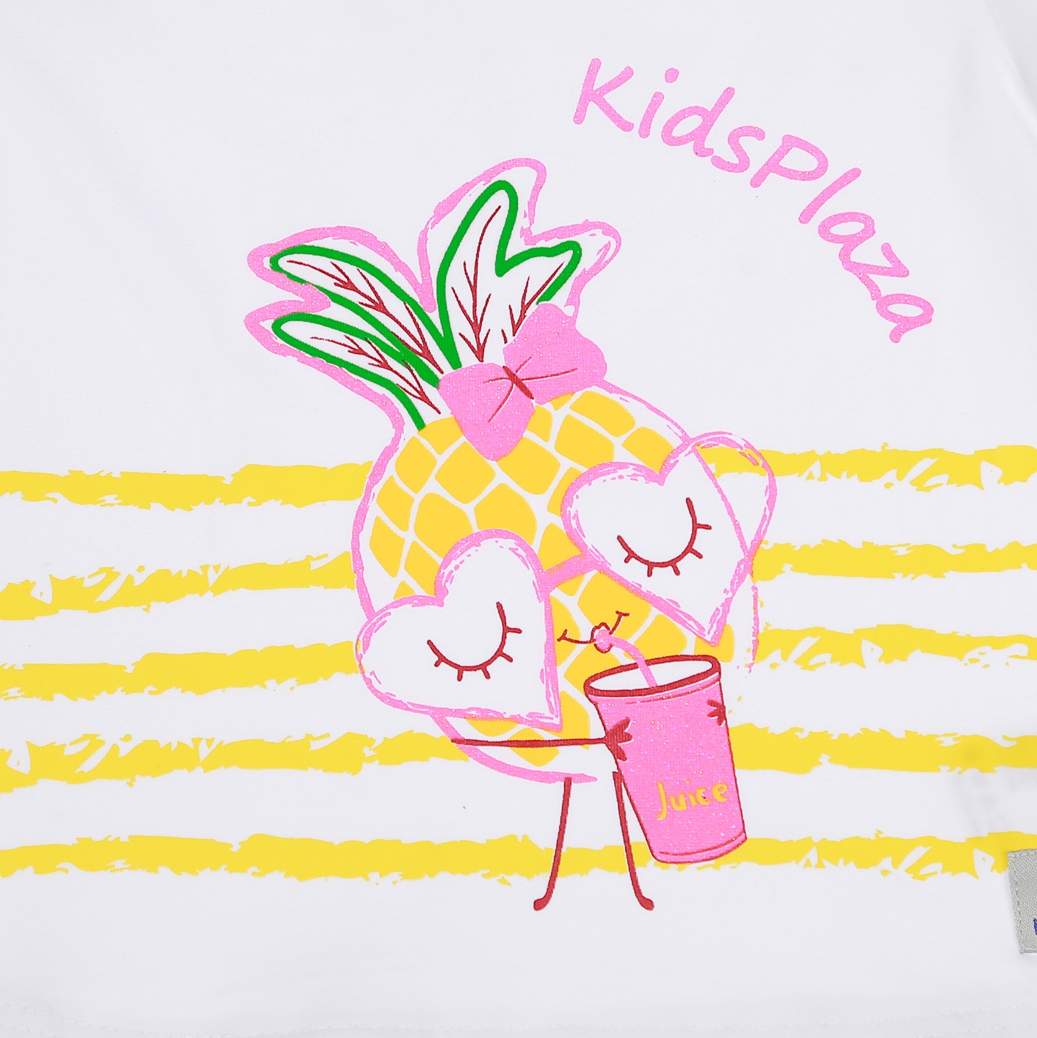 Bộ quần áo bé gái KidsPlaza in quả thơm vàng TT20T 1Y hình 2