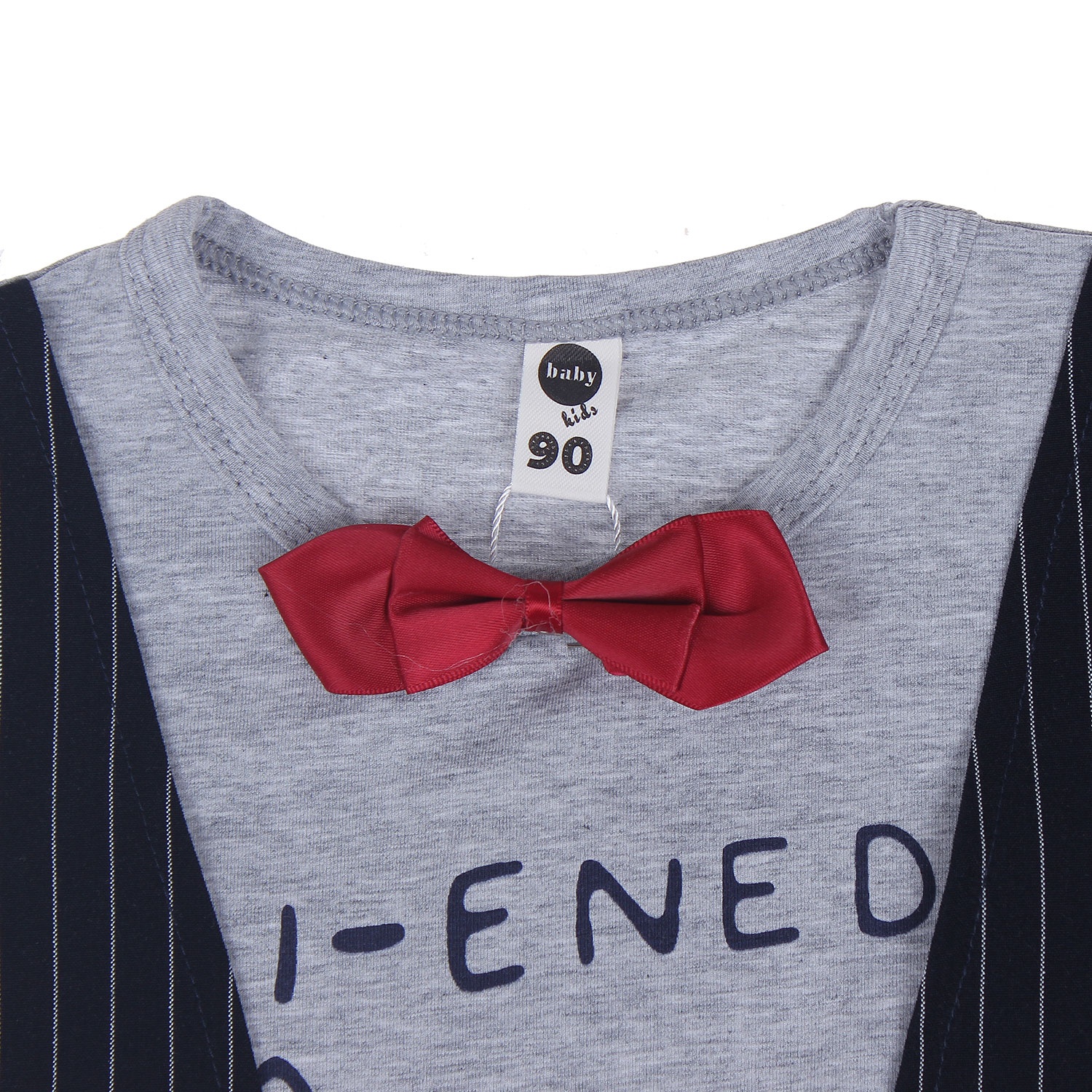 Bộ quần áo bé trai giả gile  hình 3