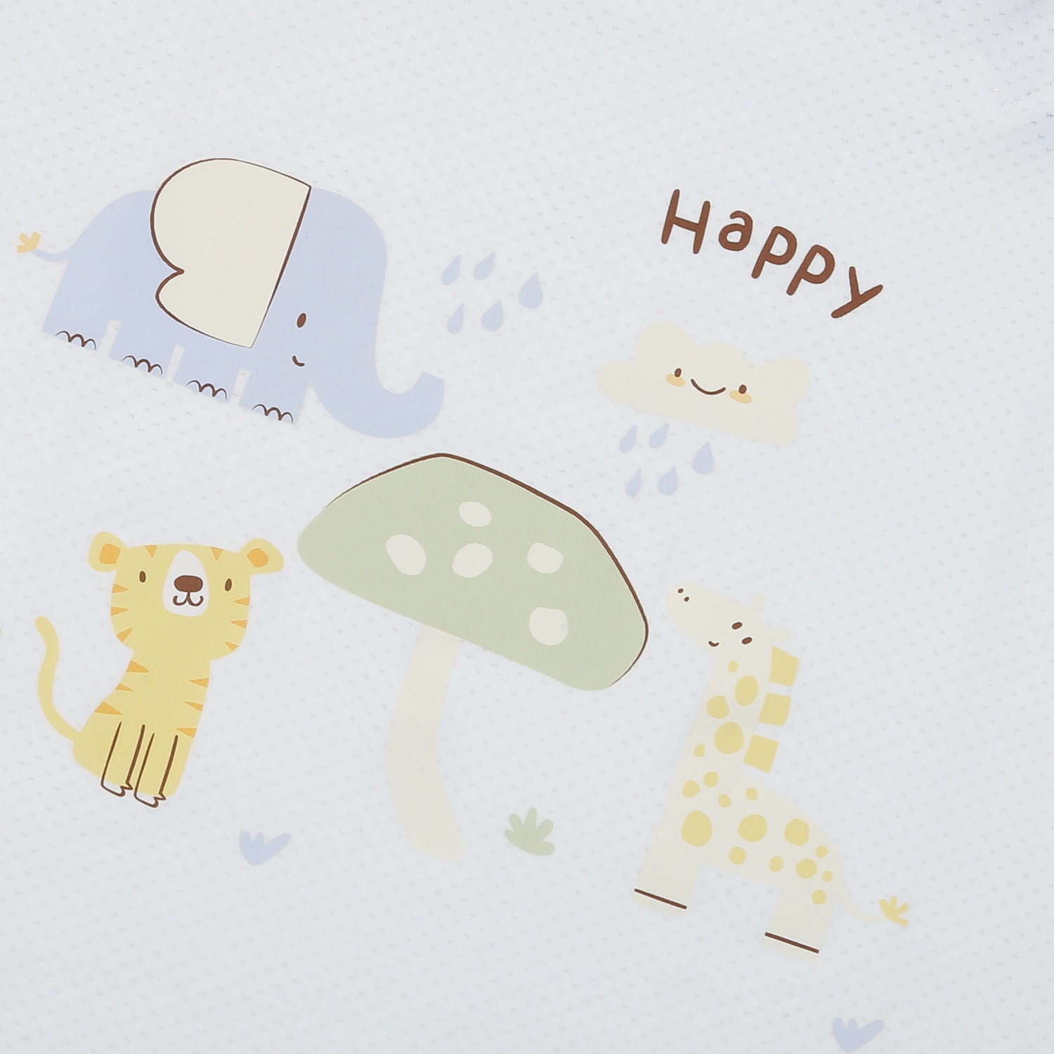 Bộ quần áo cộc bé trai KidsPlaza HN25H (Trắng Xanh) hình 3