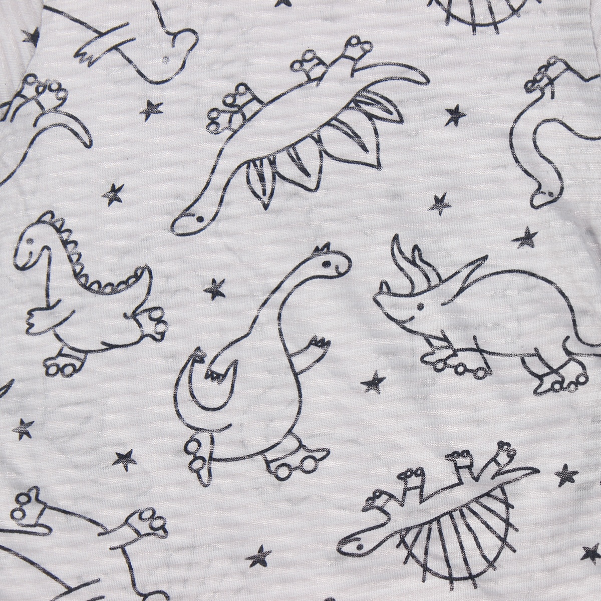 Bộ quần áo cộc tay Mamago cotton in hình khủng long M20H hình 2