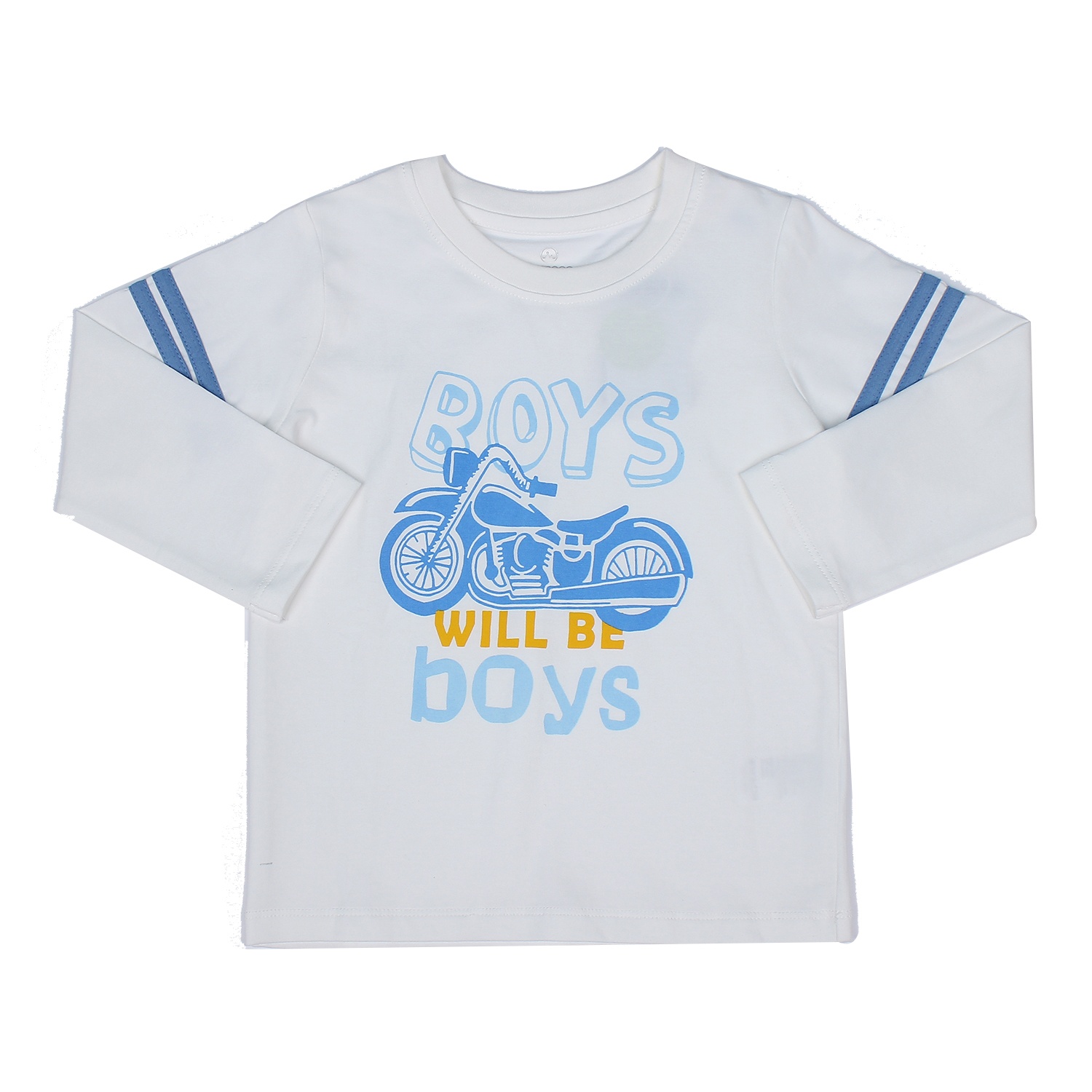 Bộ quần áo cotton bé trai Mamago in xe máy LN19T (Ghi) xinh xắn, đáng yêu Bộ quần áo cotton bé trai Mamago in xe máy LN19T (Ghi) hình 3