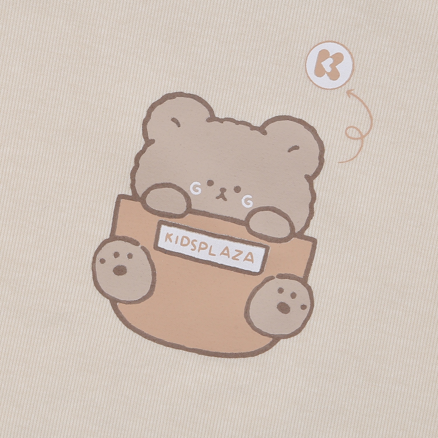 Bộ quần áo dài cài vai KidsPlaza ND24D (Be)