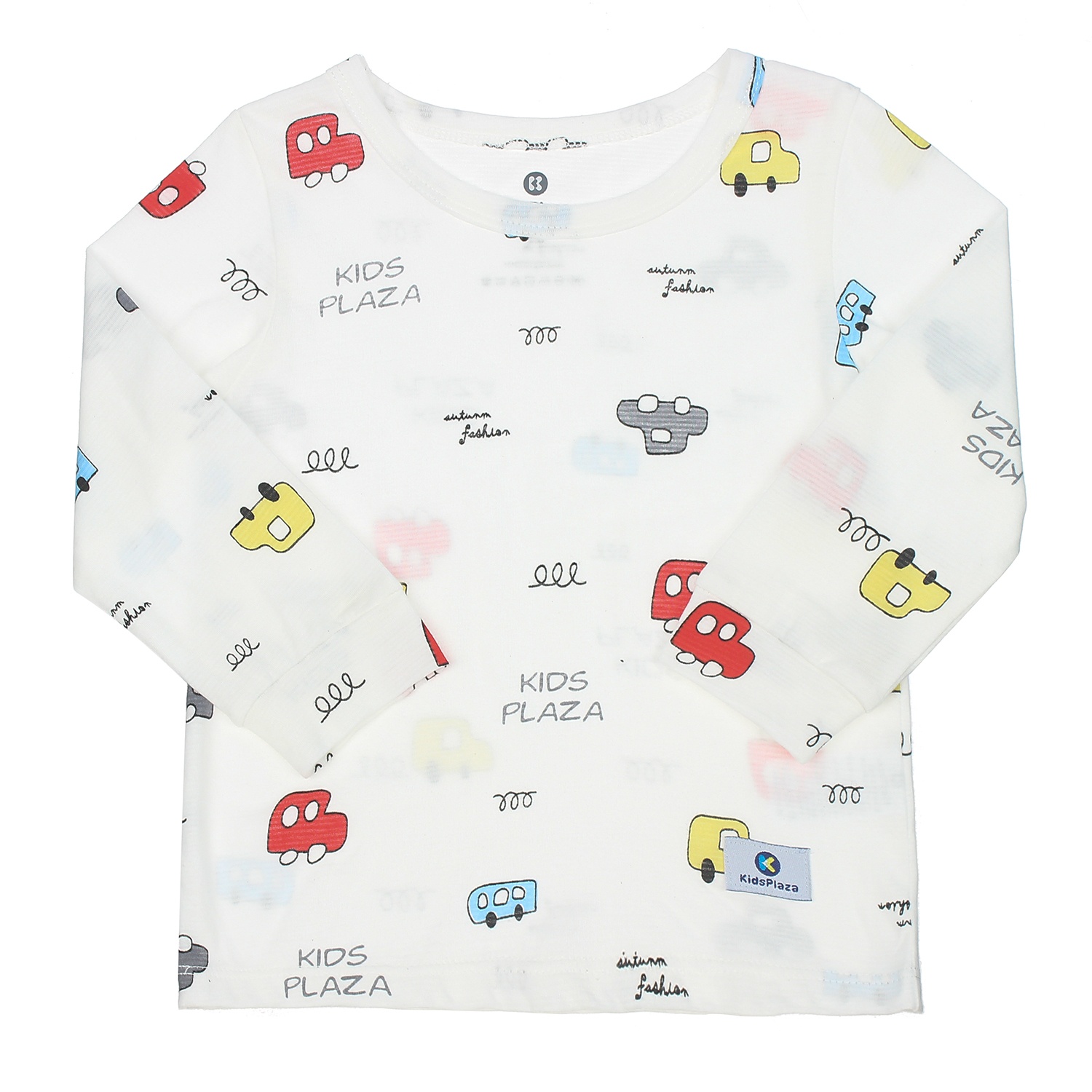 Bộ quần áo dài tay bé trai Kidsplaza kẻ in hình ô tô M20T 5Y hình 2