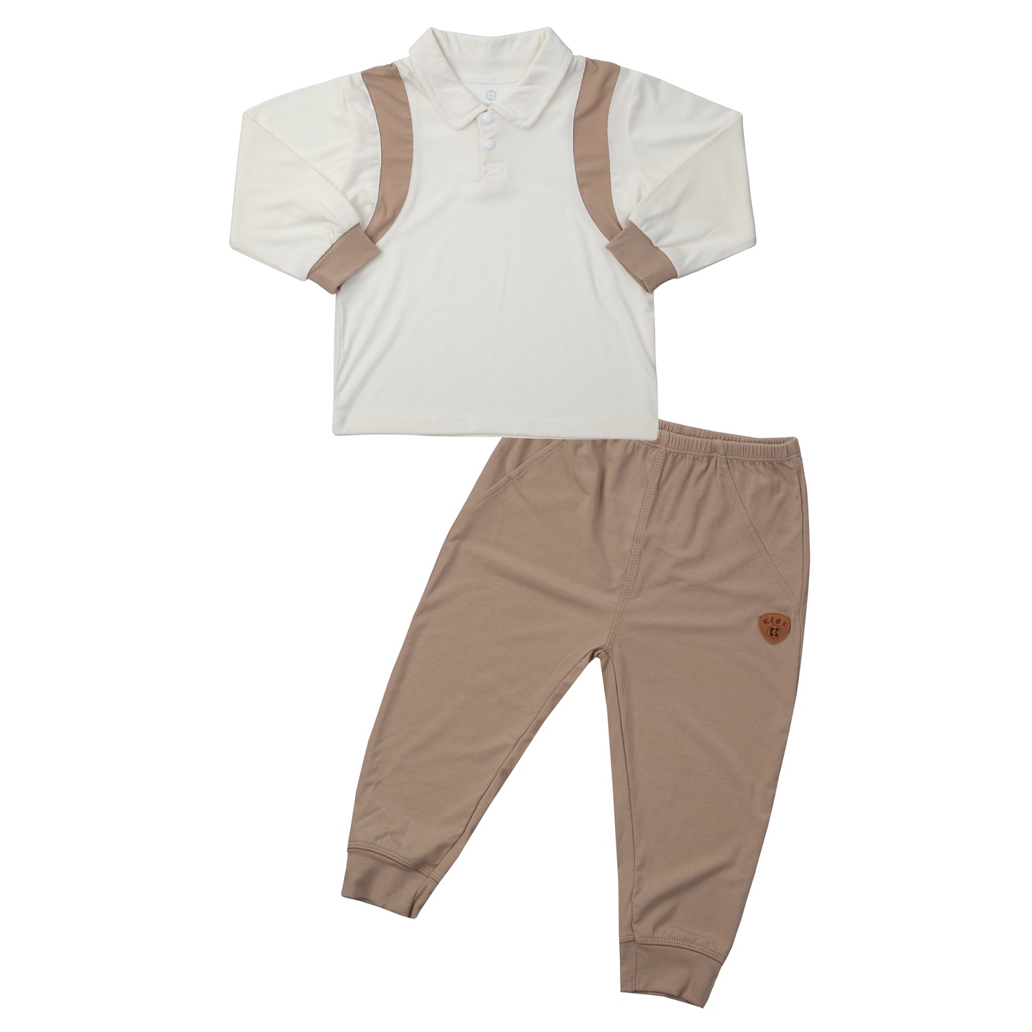 Bộ quần áo dài tay KidsPlaza Otis ND24T (Nâu)