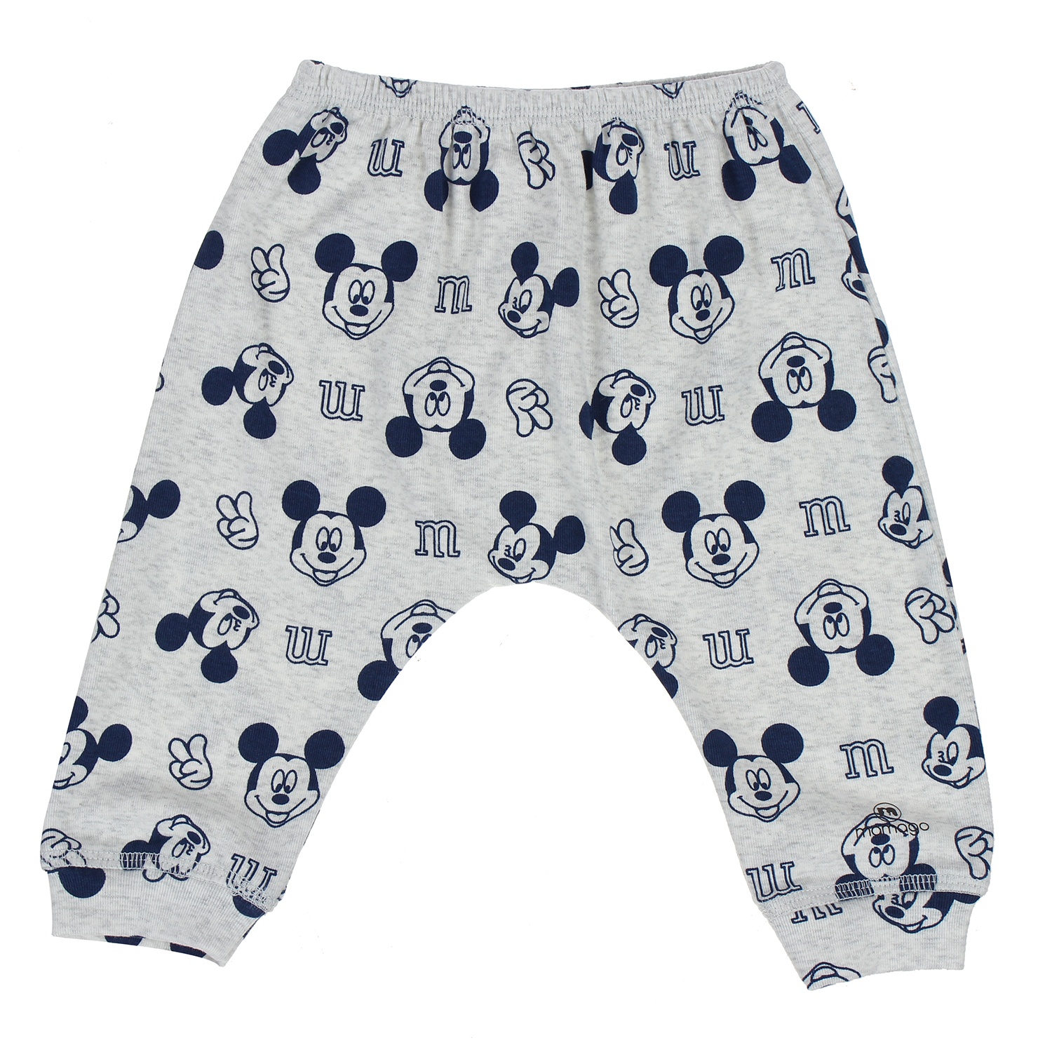 Bộ quần áo sơ sinh in hình chuột Mickey ở thân Mamago Ghi  hình 4