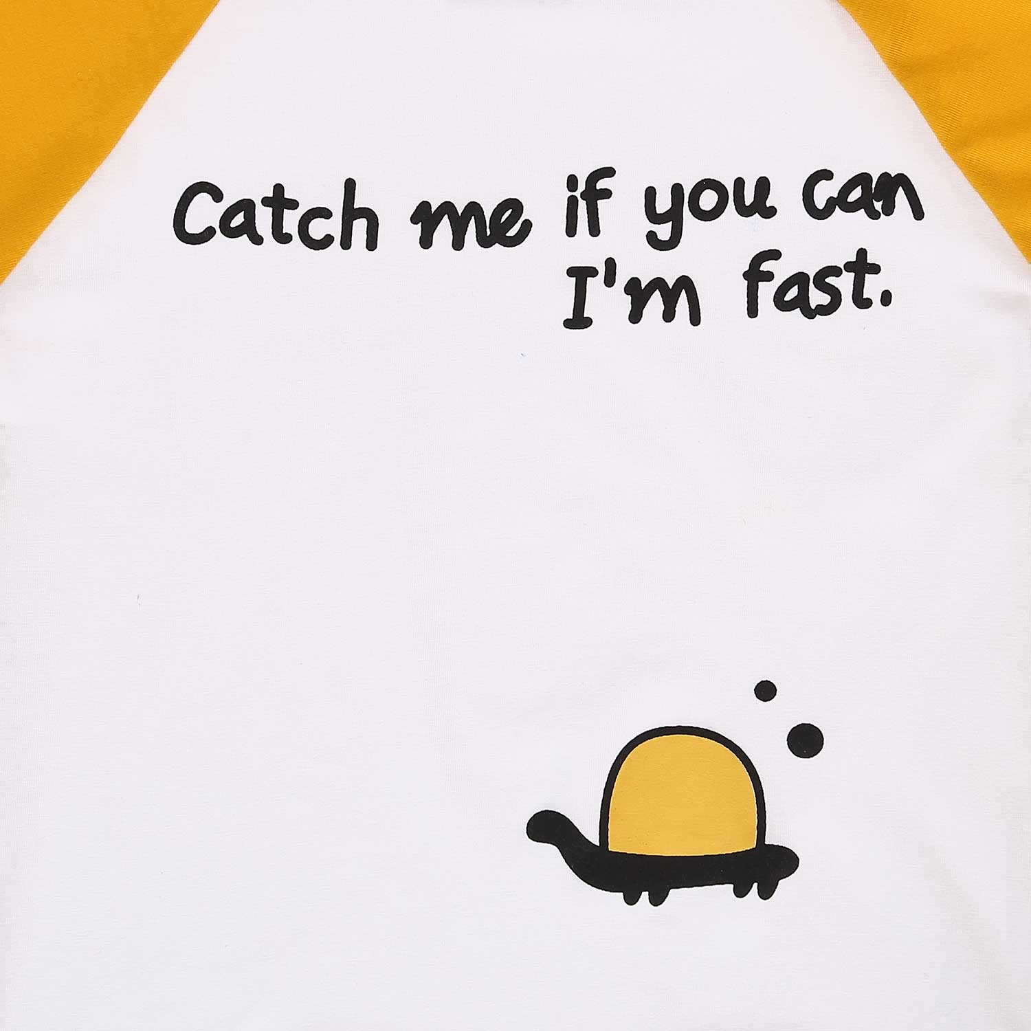 Bộ tay ngắn in hình chú rùa Kiza (Vàng) hình 2