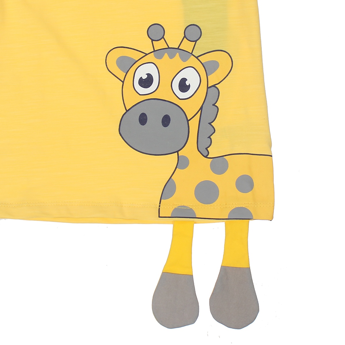 Bộ thời trang bé trai Mamago in Hươu cao cổ LN20H (Vàng) 5Y hình 2