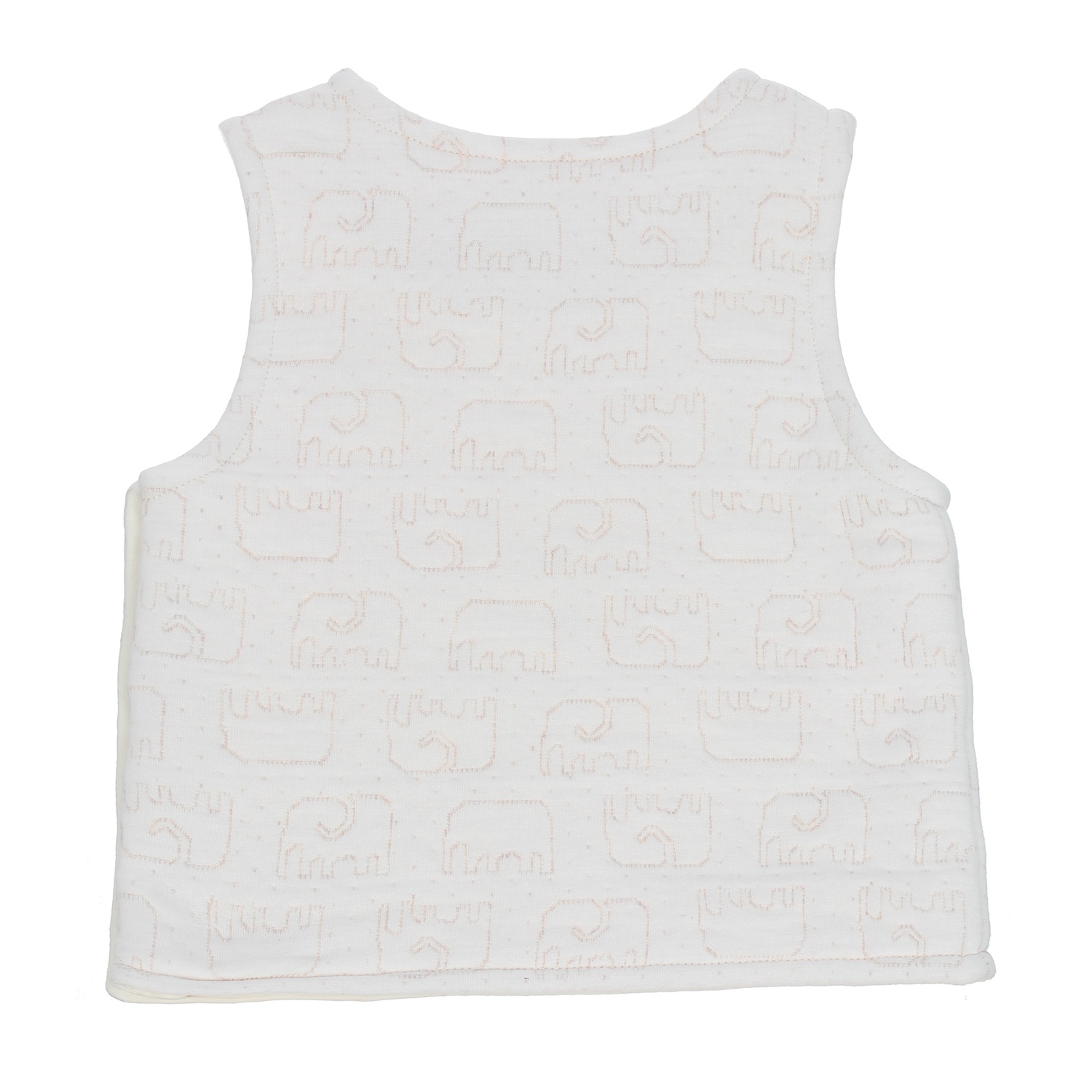 Gile Bông cúc sườn in hình Voi Mamago HN20D (Be) hình 3