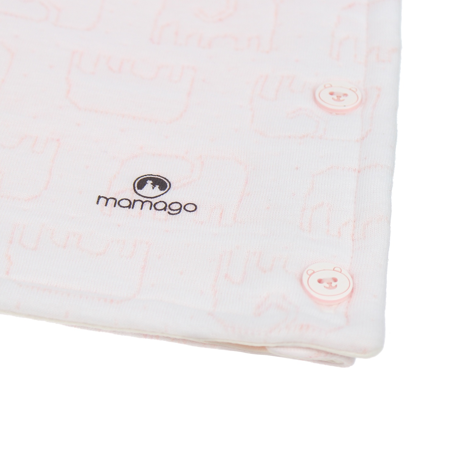 Gile Bông cúc sườn in hình voi Mamago HN20D (Cam) hình 3