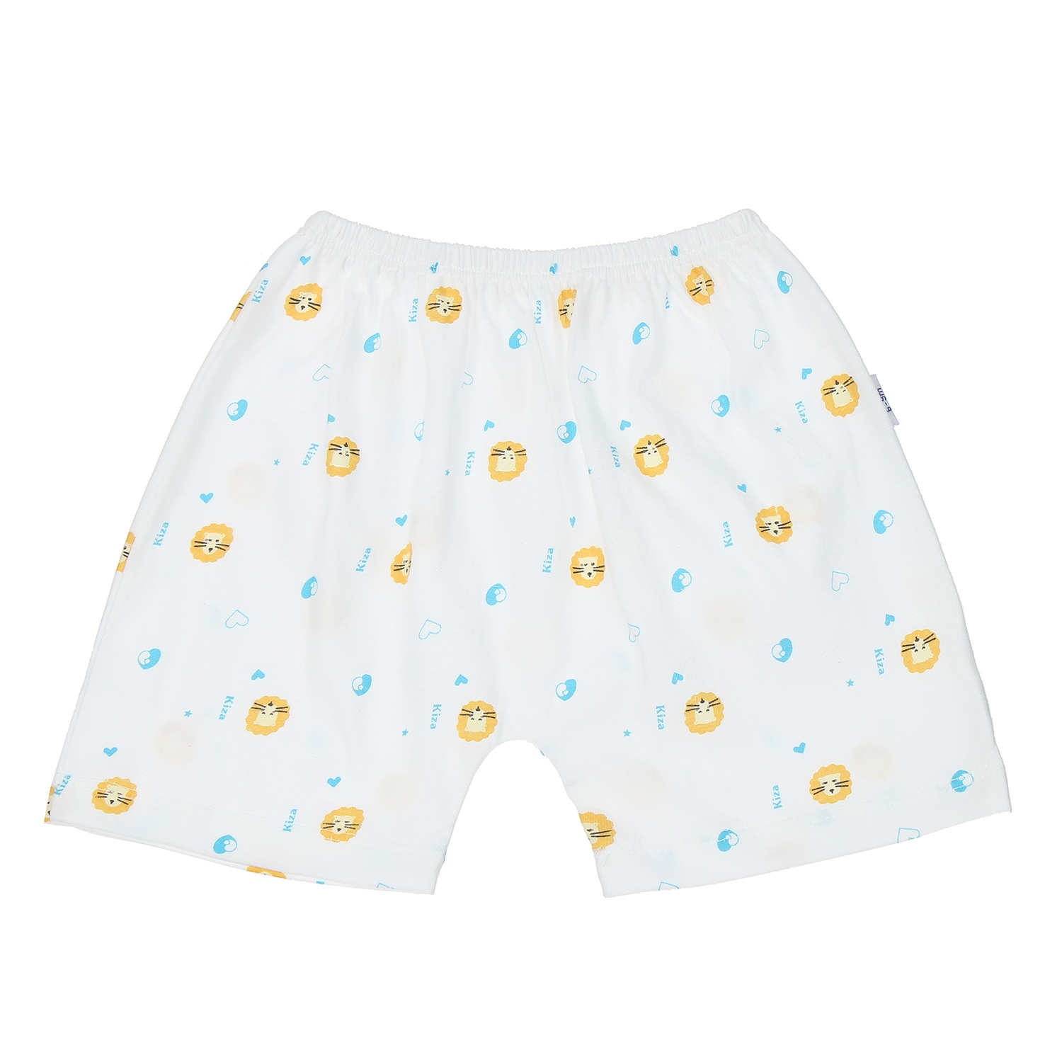 Quần cộc Kiza in sư tử (Trắng Cam) hình 1