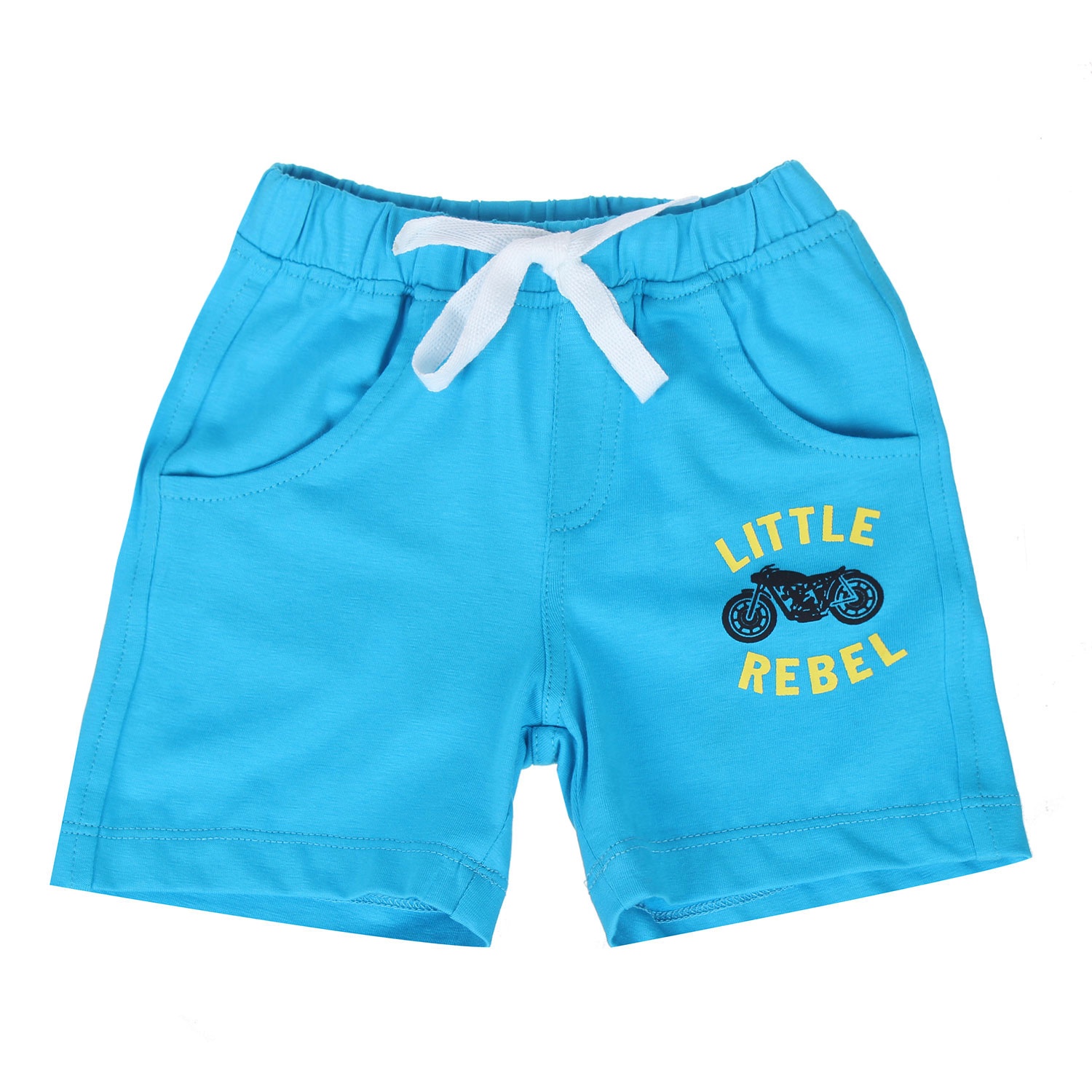 Quần đùi cotton Kiza xanh lá cây hình 3