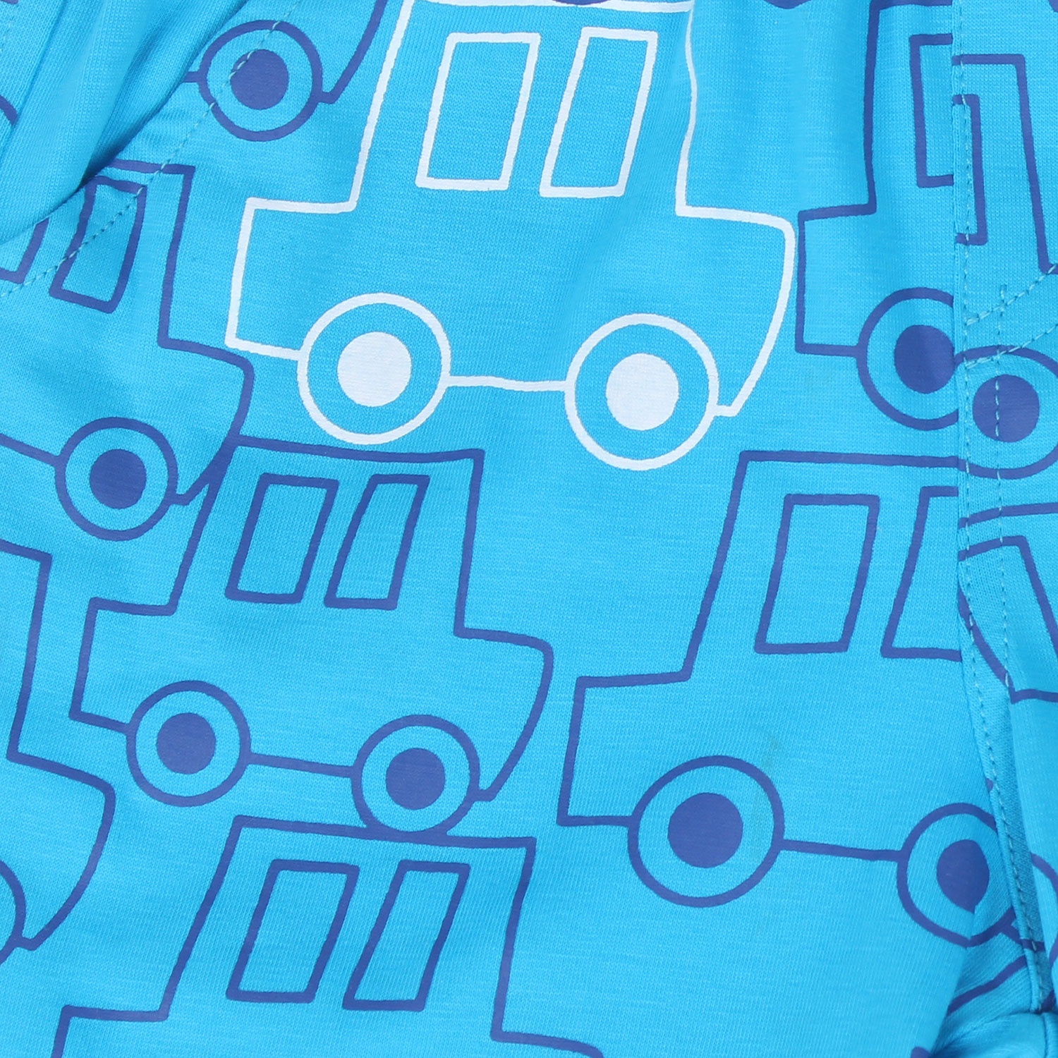 Quần đùi Kiza in hình xe ô tô nền xanh dương hình 1