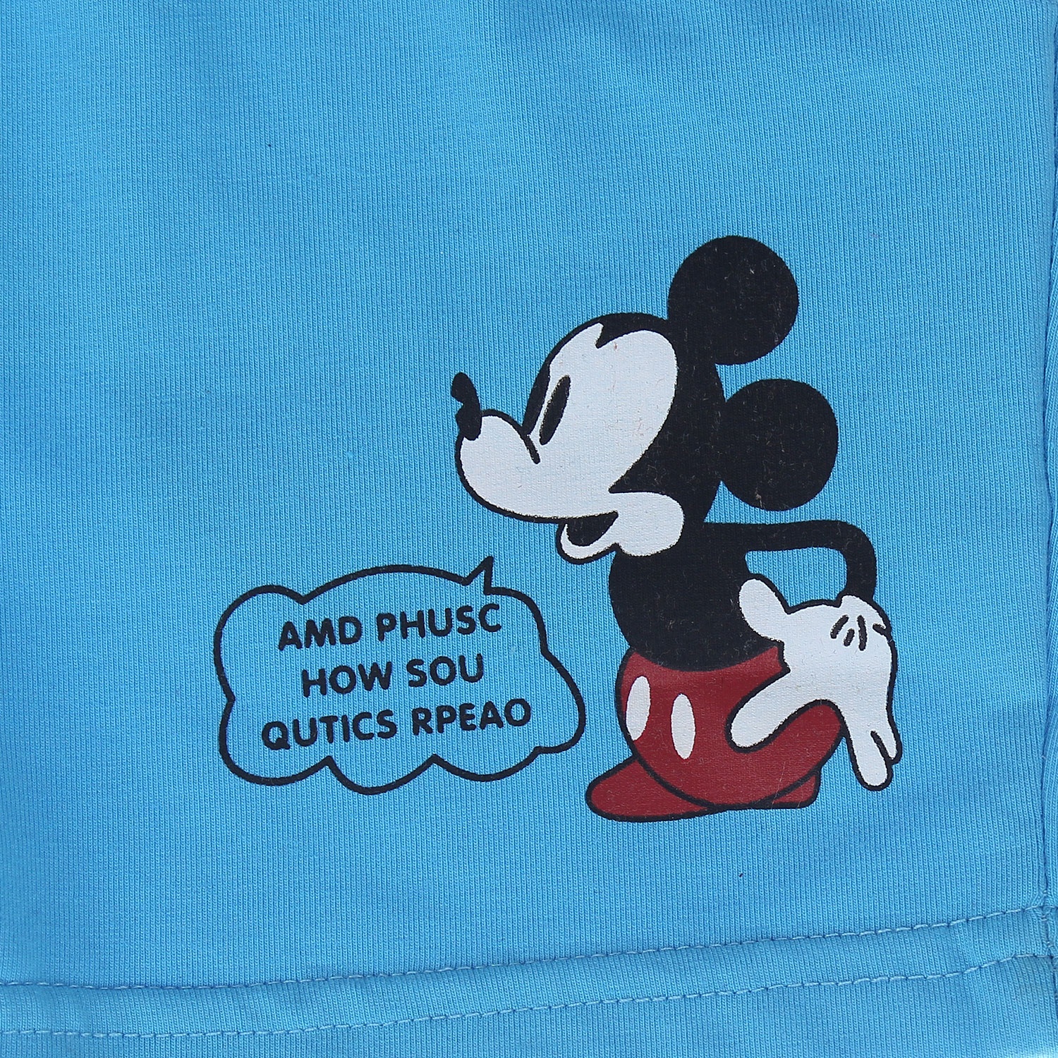 Quần ngắn cotton in hình Mickey ngộ nghĩnh  hình 4