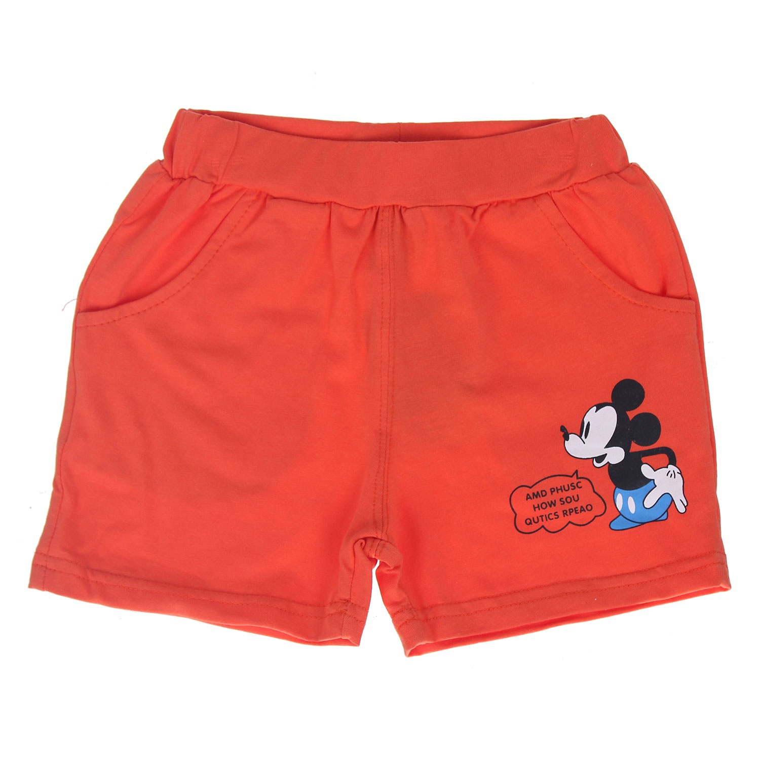 Quần ngắn cotton in hình Mickey ngộ nghĩnh  hình 1