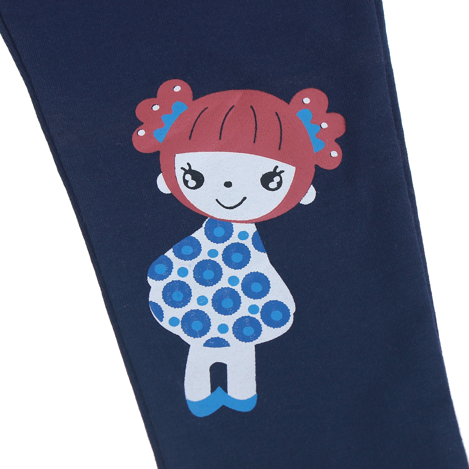 Quần nỉ legging in hình bé gái hình 3