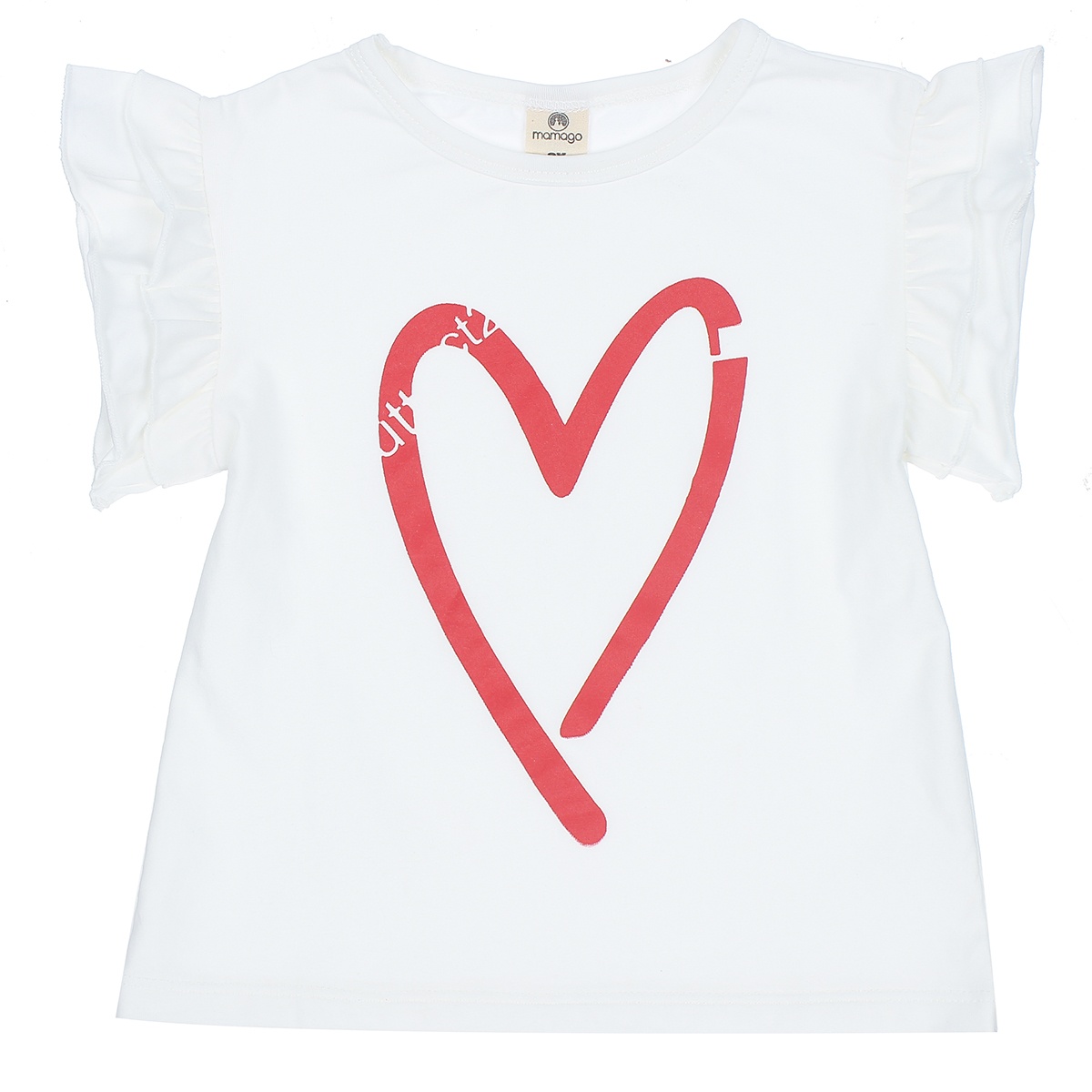 Sét chân váy bé gái in hình trái tim M20H 2Y (Đỏ Trắng) hình 2