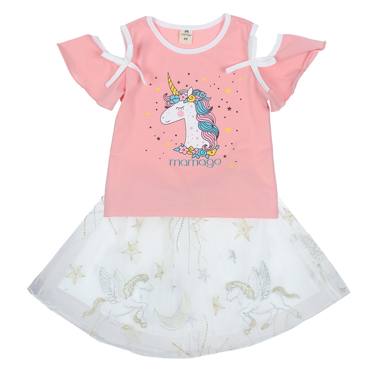 Sét chân váy tutu và áo cộc tay Mamago M20H 5Y hình 1