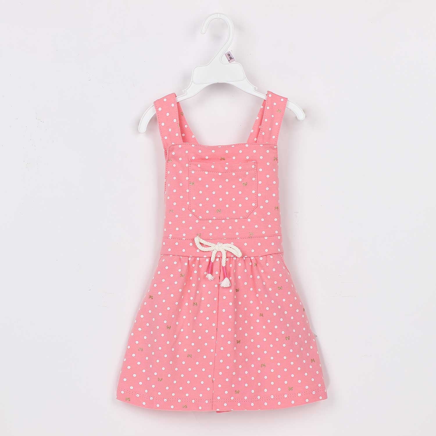 Set yếm bé gái chấm bi CC hình 3