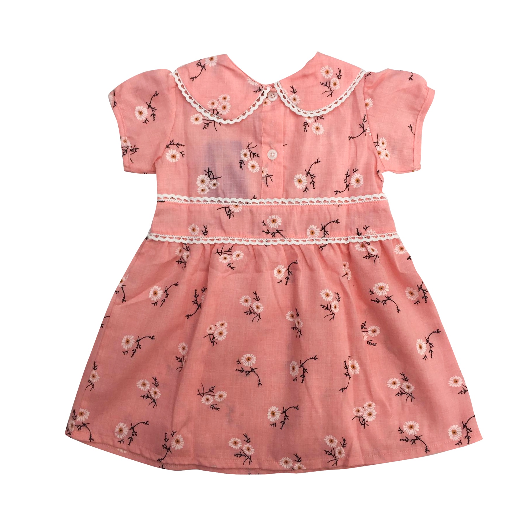 Váy bé gái cổ sen tay bông hoa nhị hồng M20HCM (1Y) hình 2