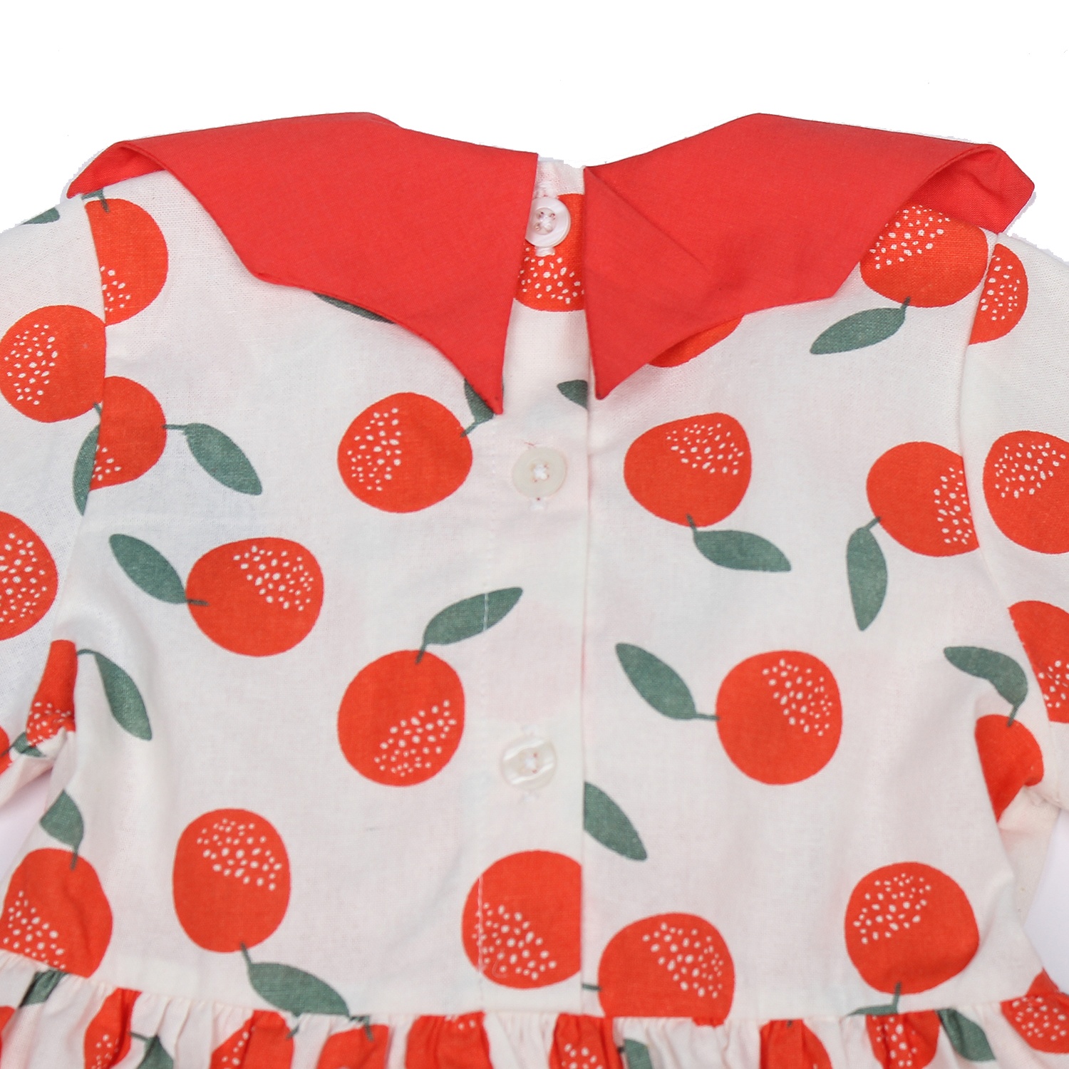 Váy cho bé gái Mamago in hình quả M19T (Cam) hình 3