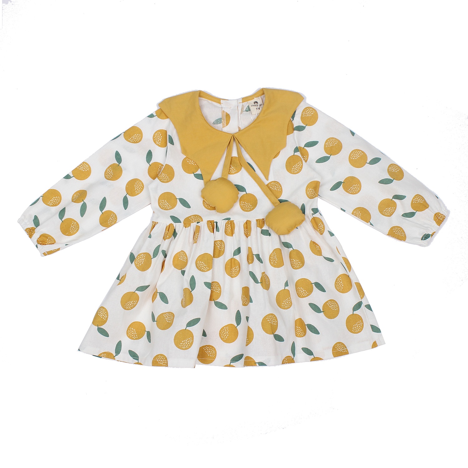 Váy cho bé gái Mamago in hình quả M19T (Vàng) hình 1