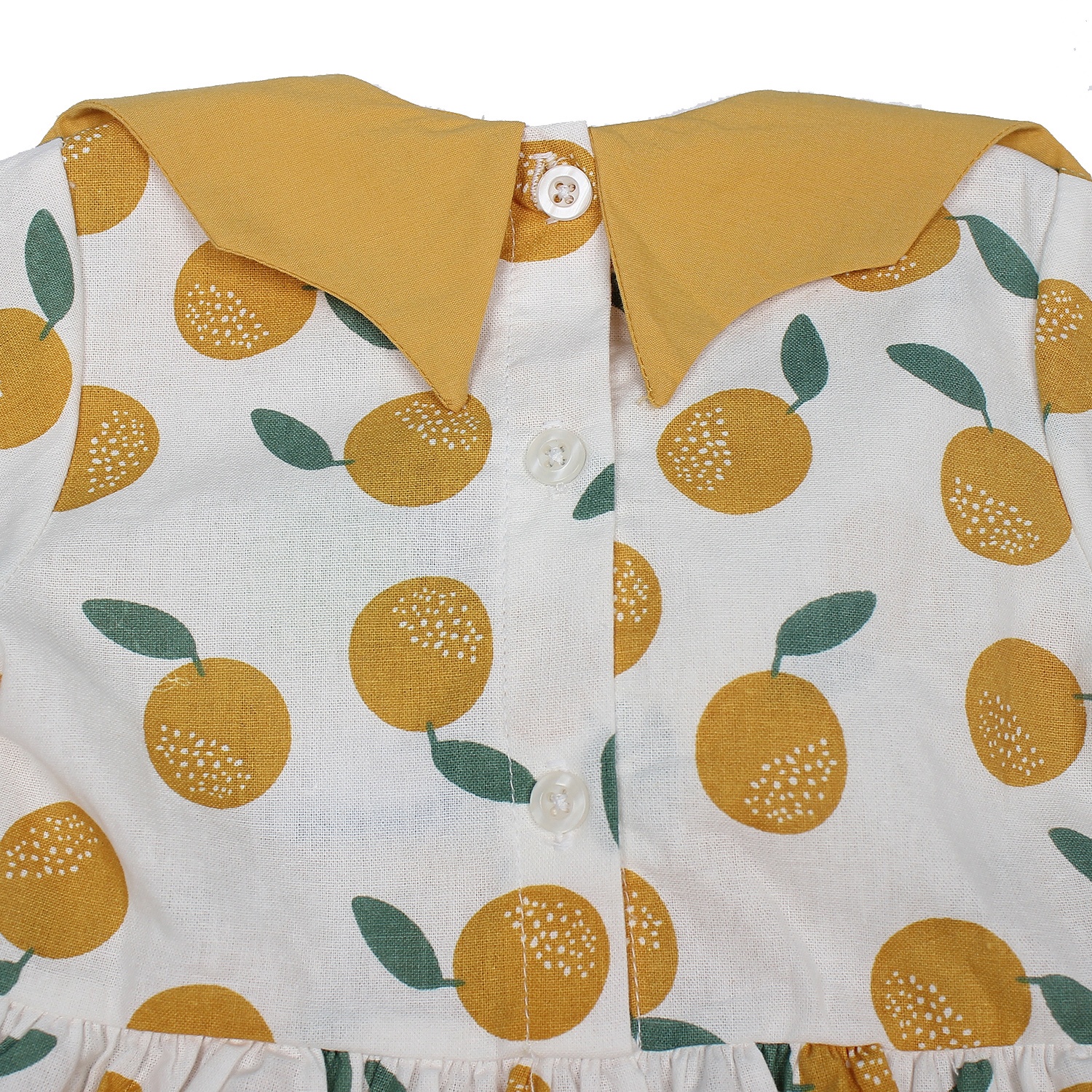 Váy cho bé gái Mamago in hình quả M19T (Vàng) hình 3