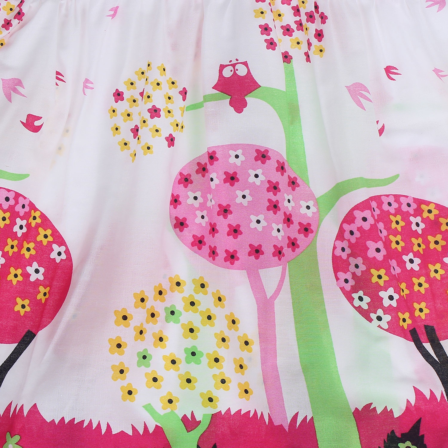 Váy thời trang bé gái in cây và hoa HTkids hình 3