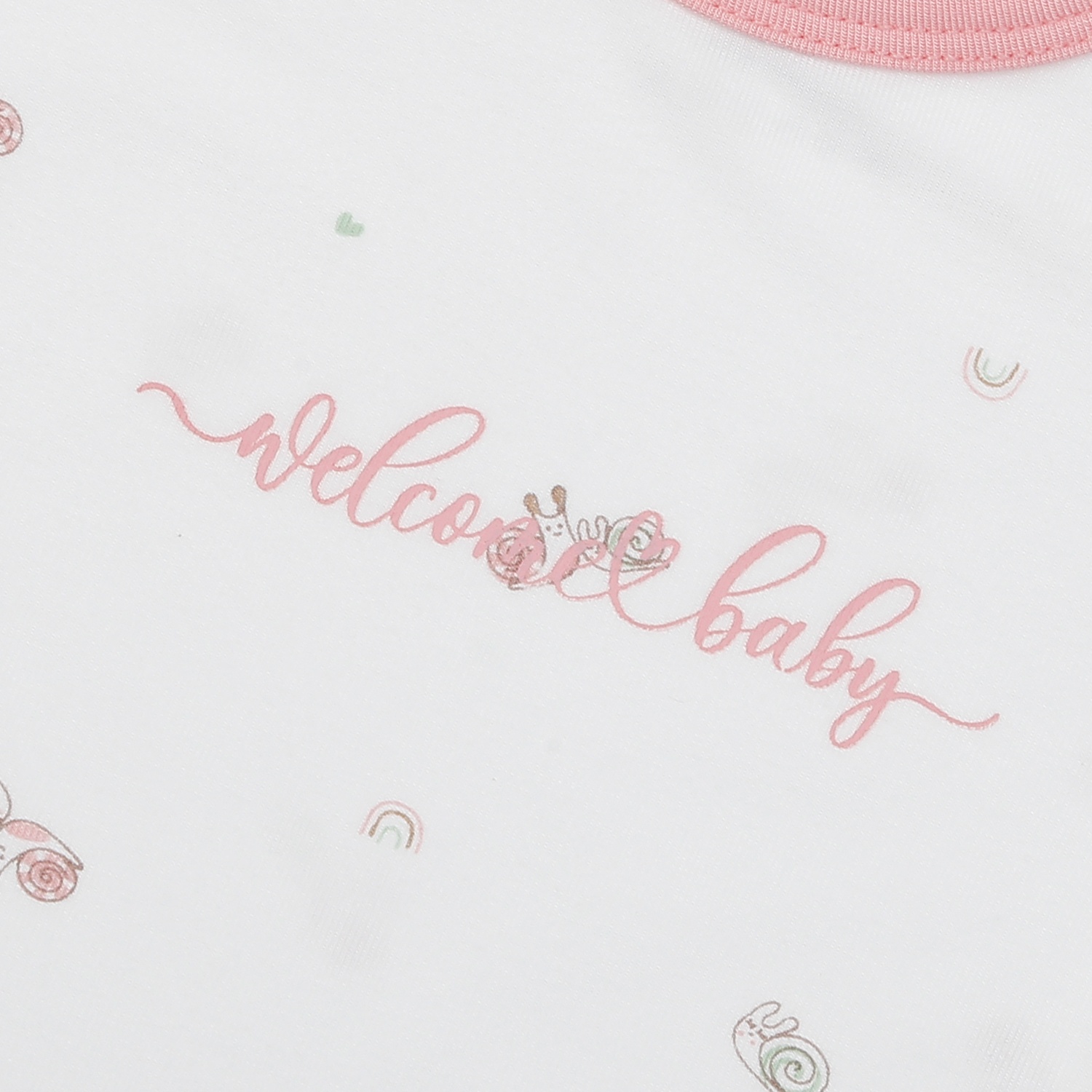 Set body và quần dài KidsPlaza Otis ốc ND24T (Trắng hồng) hình 3