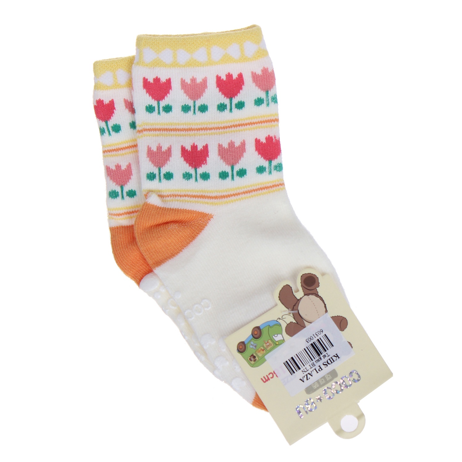 Tất thời trang in hình gấu bé trai hình 1