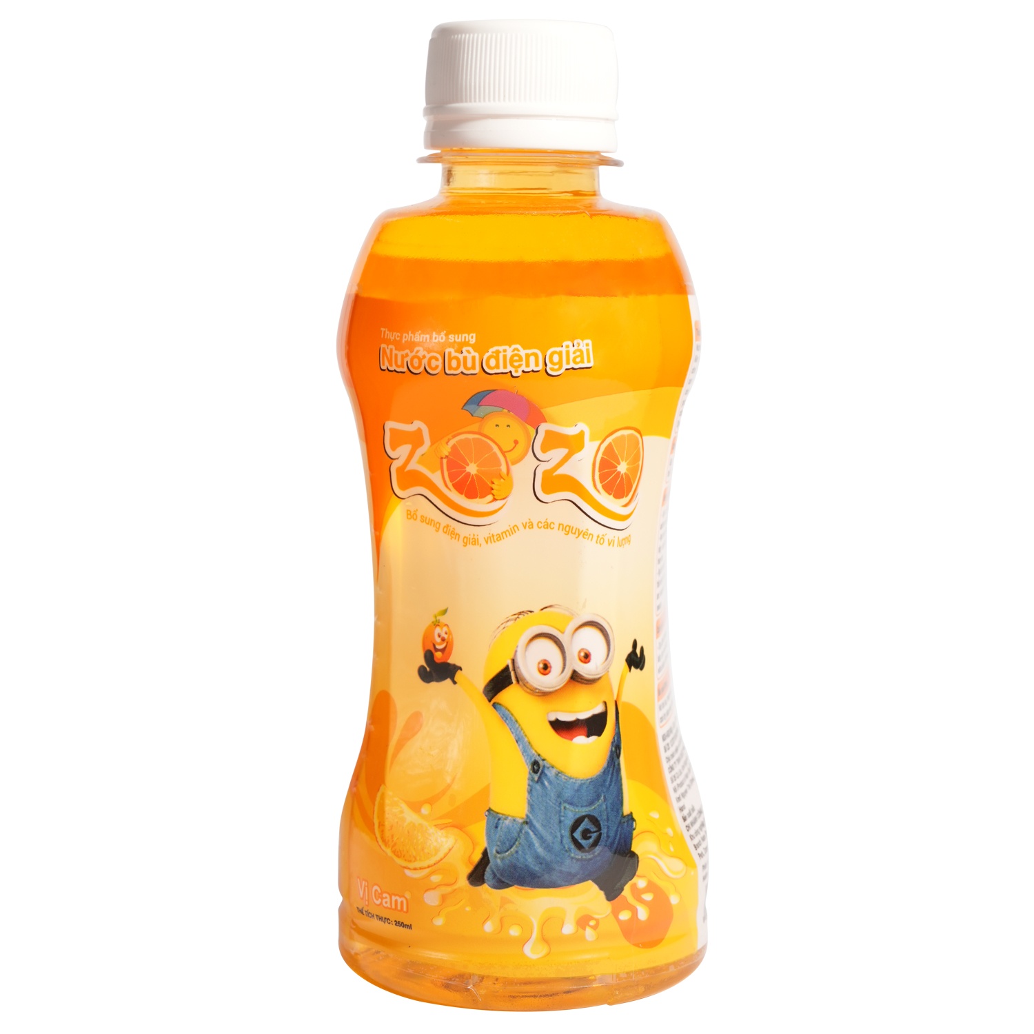 Nước bù điện giải Zozo vị cam 250ml hình 1