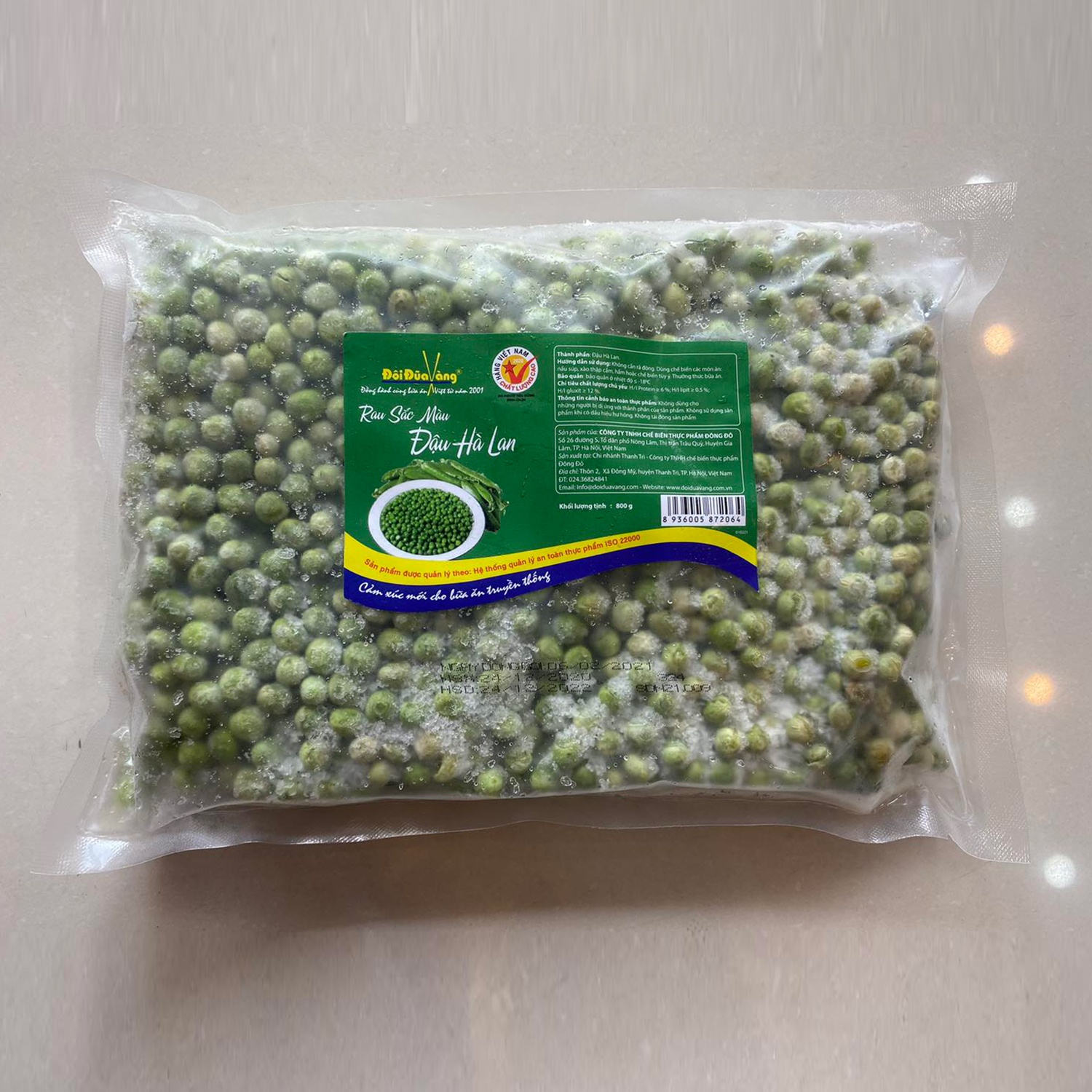 Rau sắc màu đậu Hà Lan 800g DD21 hình 1